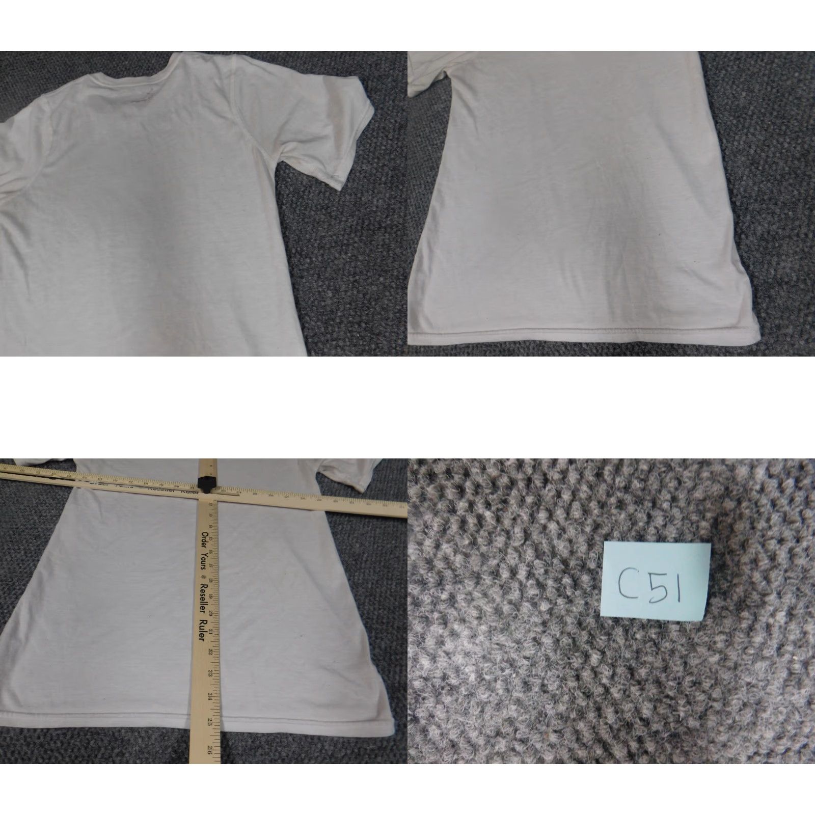 Vintage Russell Mens Shirt Small White elephant stretch graphic Shirt Slim Cotton Spandex Crew Neck Short Sleeve Logo Graphic Classic Mens Size US S / EU 44-46 / 1 - 9 Thumbnail