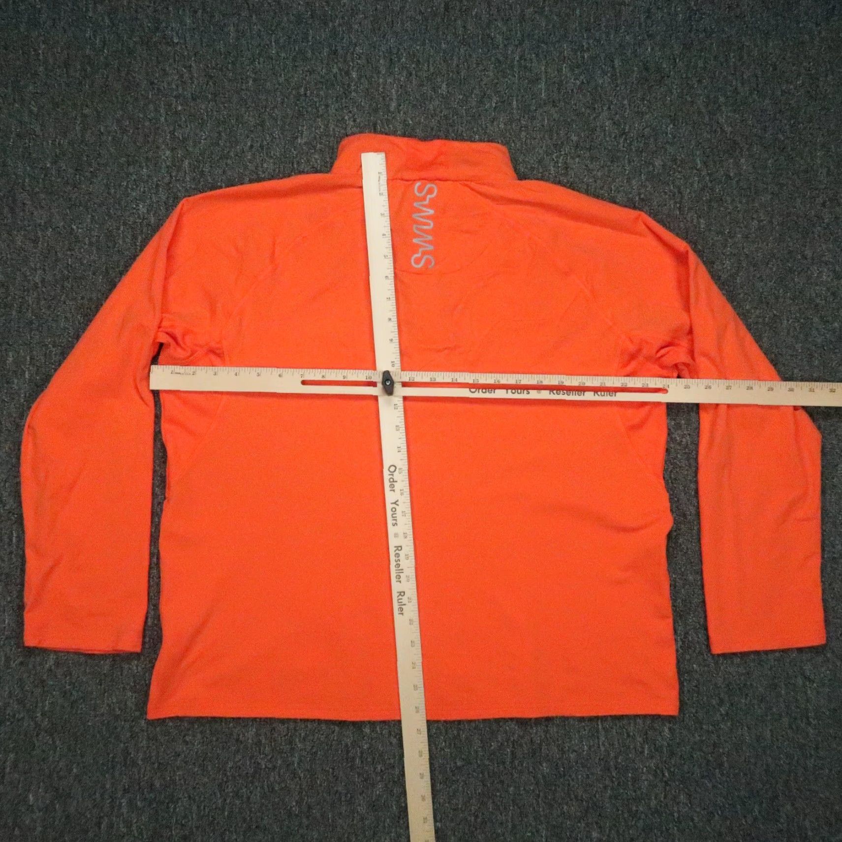 Swims SWIMS Pullover Mens Extra Large Orange Stavenger Quarter Zip Performance XL Size US XL / EU 56 / 4 - 7 Thumbnail