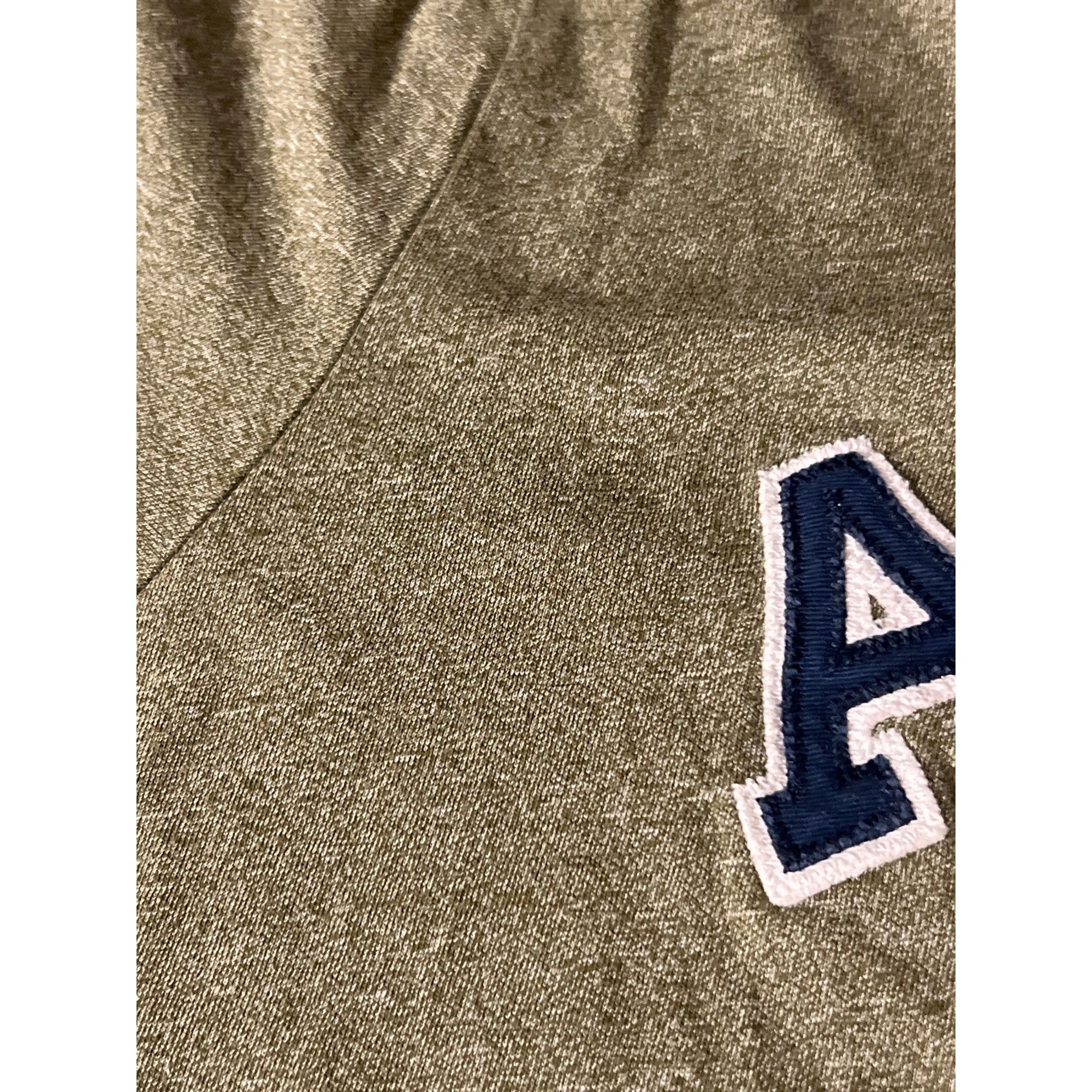 Aeropostale Aeropostale A Front Graphic T Shirt Heather Olive Green Blue Size US XL / EU 56 / 4 - 3 Thumbnail