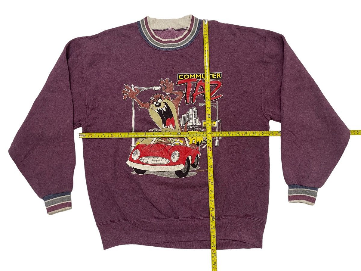 Vintage Vintage Sweatshirt 1996 Taz Mania By Warner Bros Size US L / EU 52-54 / 3 - 4 Thumbnail