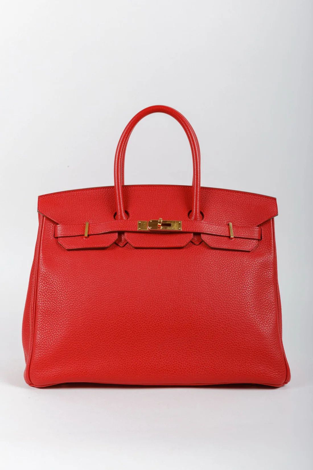 Hermès Birkin 35 Rouge Casaque Clemence GHW