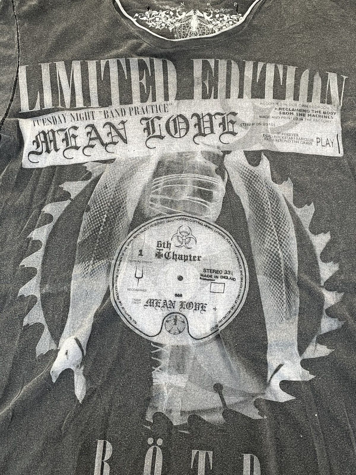 Tuesday Night Band Practice T.N.B.P “Mean Love” Tee Size US S / EU 44-46 / 1 - 3 Thumbnail