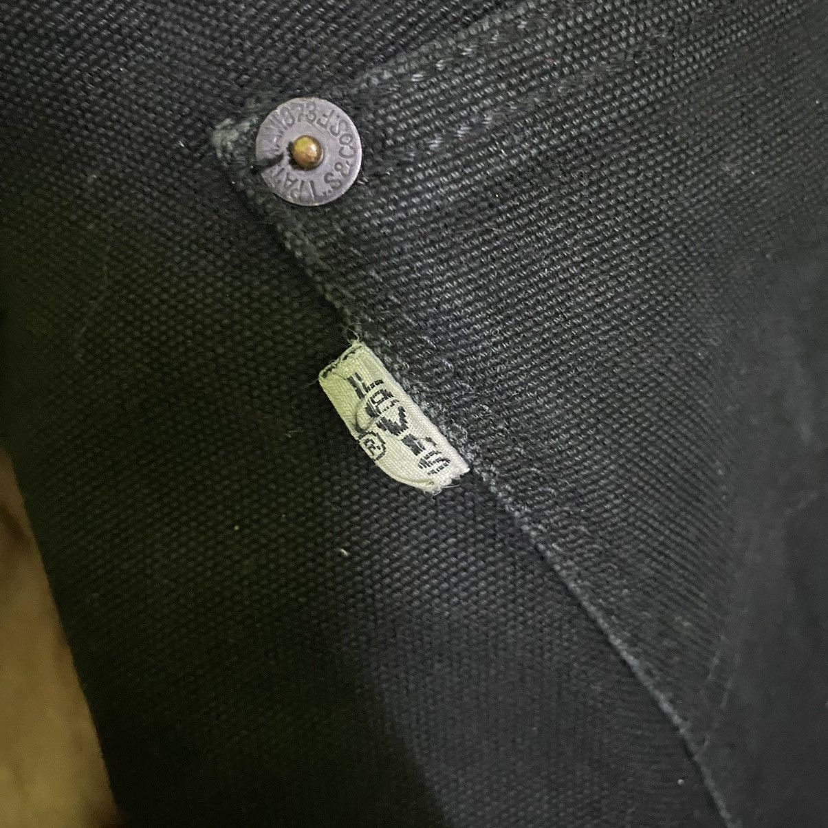 Buckle Black W33💥Vintage Levi’s Black Denim Buckle Back Jeans Pants Size US 33 - 14 Thumbnail