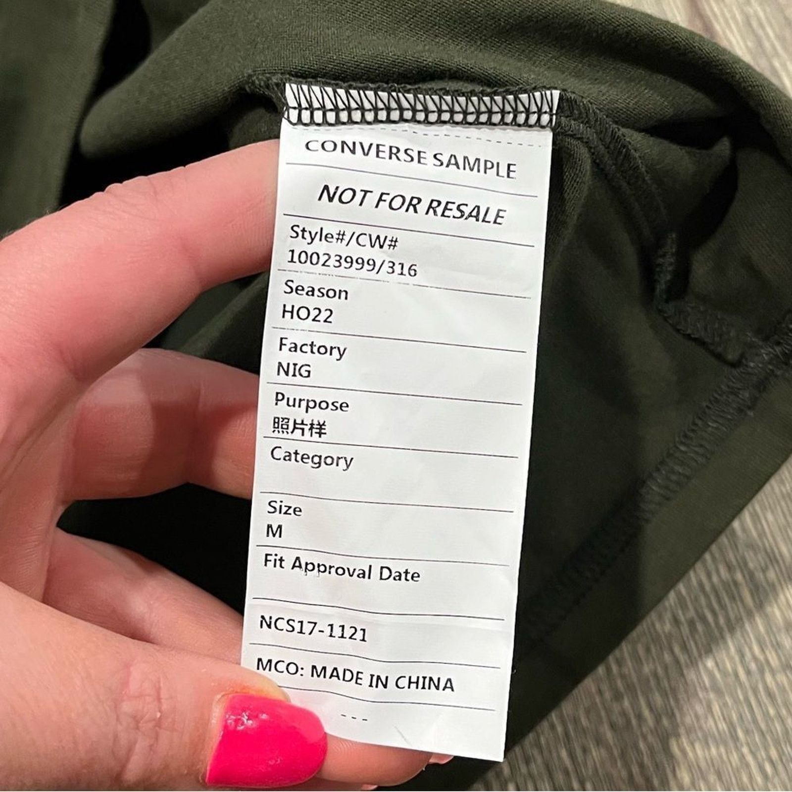 Converse NWOT Converse Graphic Tee Short Sleeve Crew Neck Green M Size US M / EU 48-50 / 2 - 3 Thumbnail