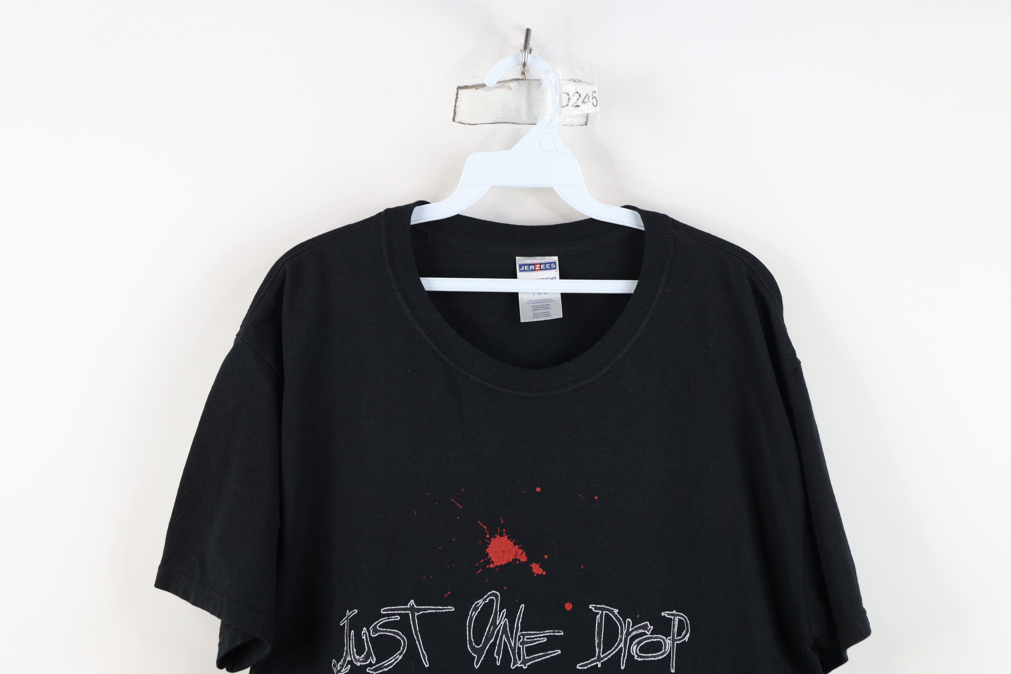 Vintage Vintage Christian One Drop of Jesus Blood Washed Sin T-Shirt Size US L / EU 52-54 / 3 - 2 Thumbnail