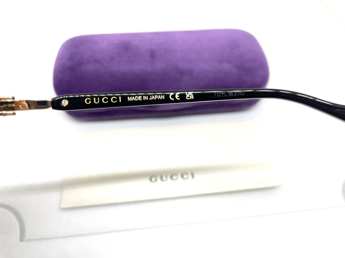 Vintage Gucci sunglasses GG1221S 001 56 Made in Japan New Collection Size ONE SIZE - 10 Thumbnail