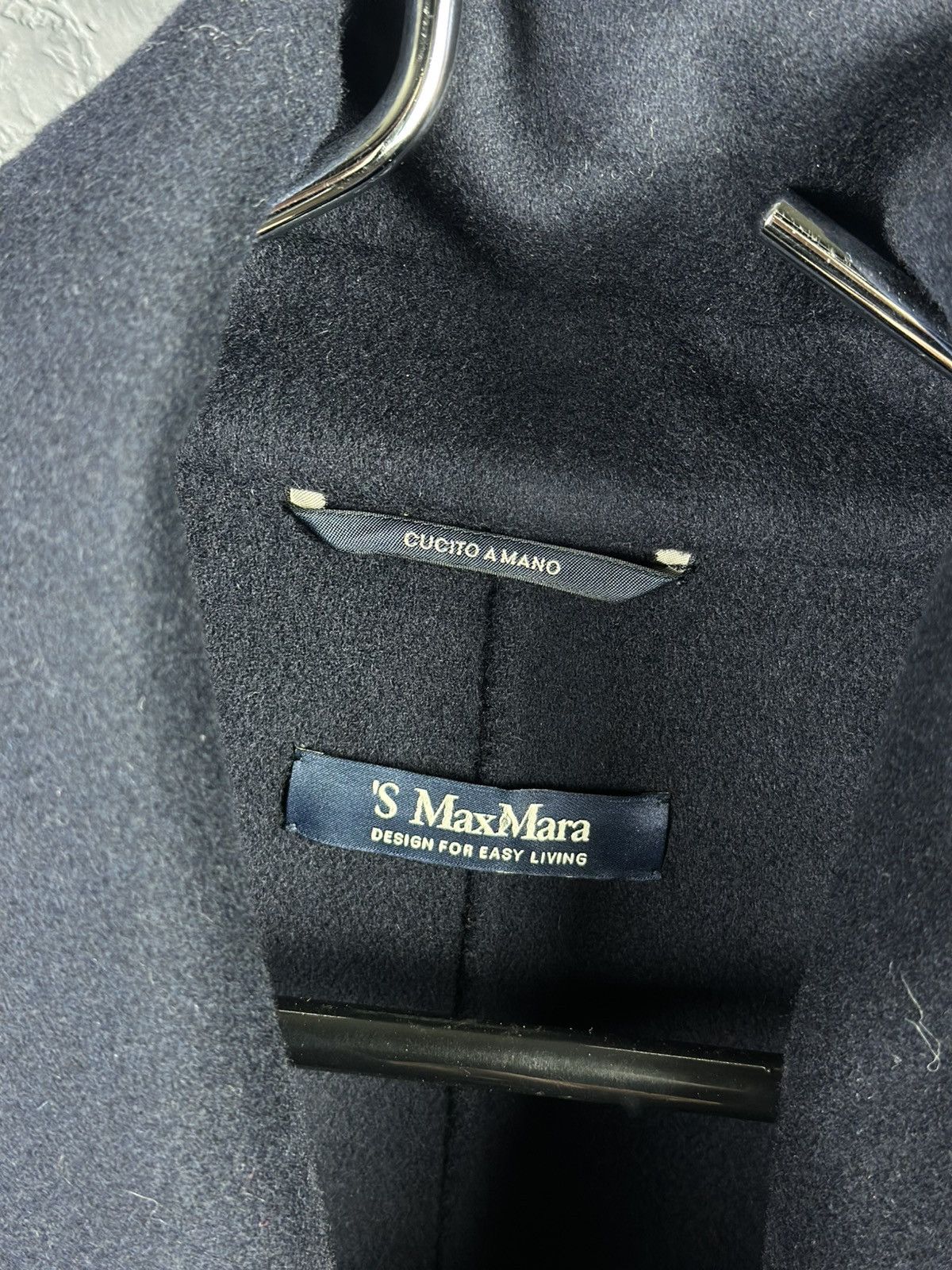 Max Mara Max Mara CUCITO A MANO Wool Coat Italy Size L / US 10 / IT 46 - 8 Thumbnail