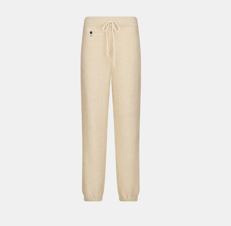 image of Dior O1W1Db10224 Sherpa Lounge Pants In Ecru, Women's (Size 32)