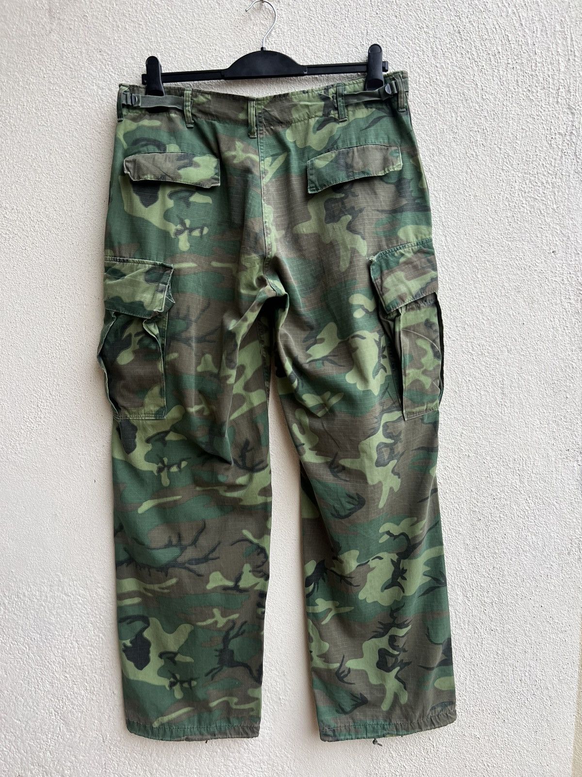 Vintage 60s 70s Nam War ERDL Camo Ripstop Poplin Trouser Pant Size US 32 / EU 48 - 23 Thumbnail