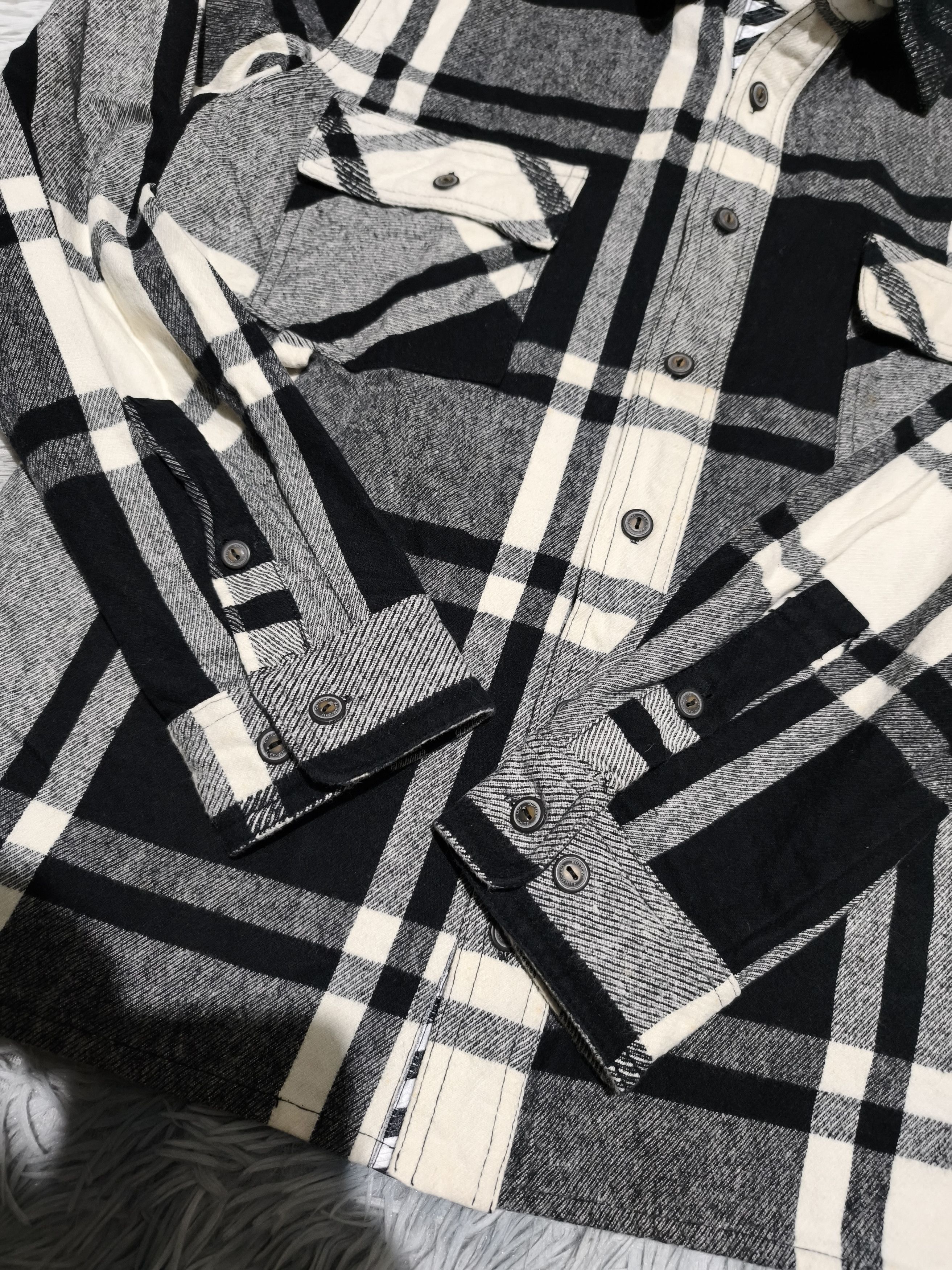 Off-White Off-White c/o Virgil Abloh Stencil Flannel Shirt Size US S / EU 44-46 / 1 - 9 Thumbnail