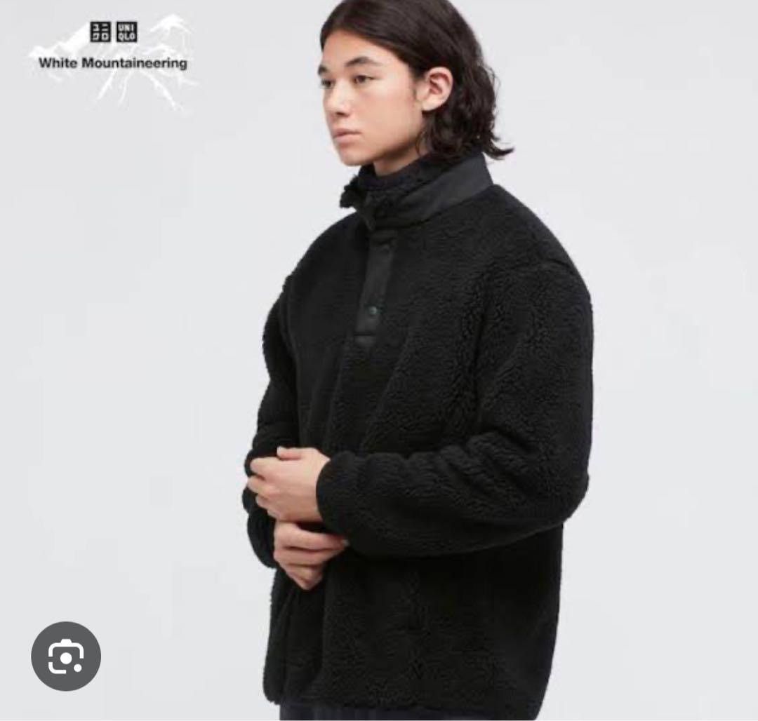 White Mountaineering 🔥 White Mountaineering x Uniqlo Fleece Oversized Pullover Size US S / EU 44-46 / 1 - 2 Thumbnail
