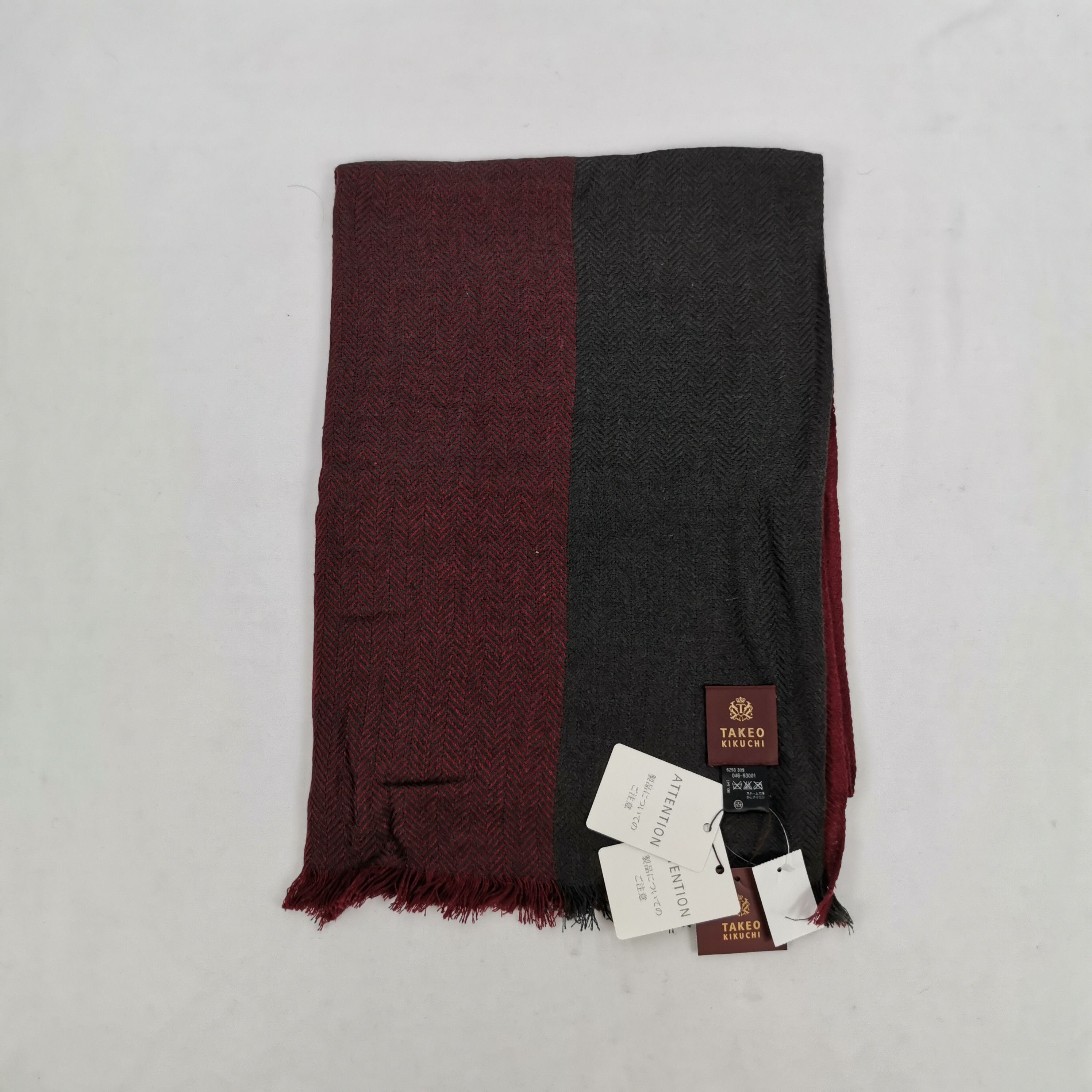 Japanese Brand NWT Vintage Takeo Kikuchi Scarf Stoles Japanese Scarves Size ONE SIZE - 2 Thumbnail