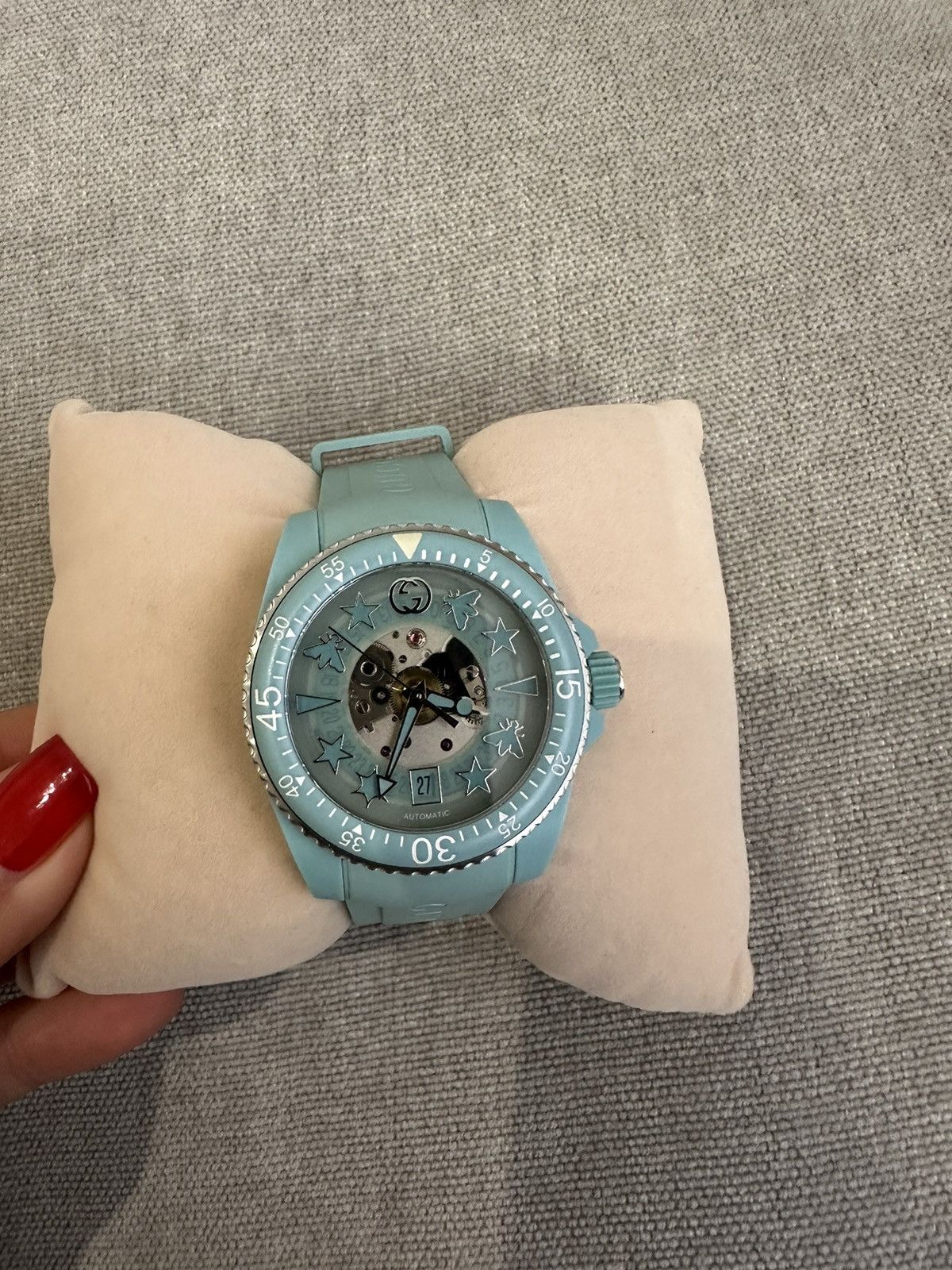 Gucci Gucci Dive Aquamarine Automatic Watch 40mm Size ONE SIZE - 4 Thumbnail