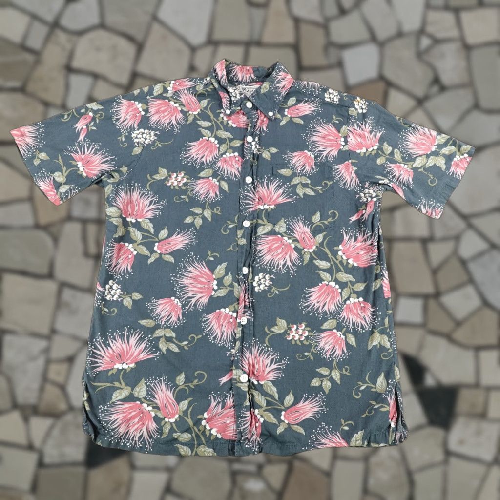 Vintage Vintage Avanti Hawaiian Shirt Men’s Medium Blue Pink Floral Button-Up Summer Beach Vacation Size US M / EU 48-50 / 2 - 1 Thumbnail