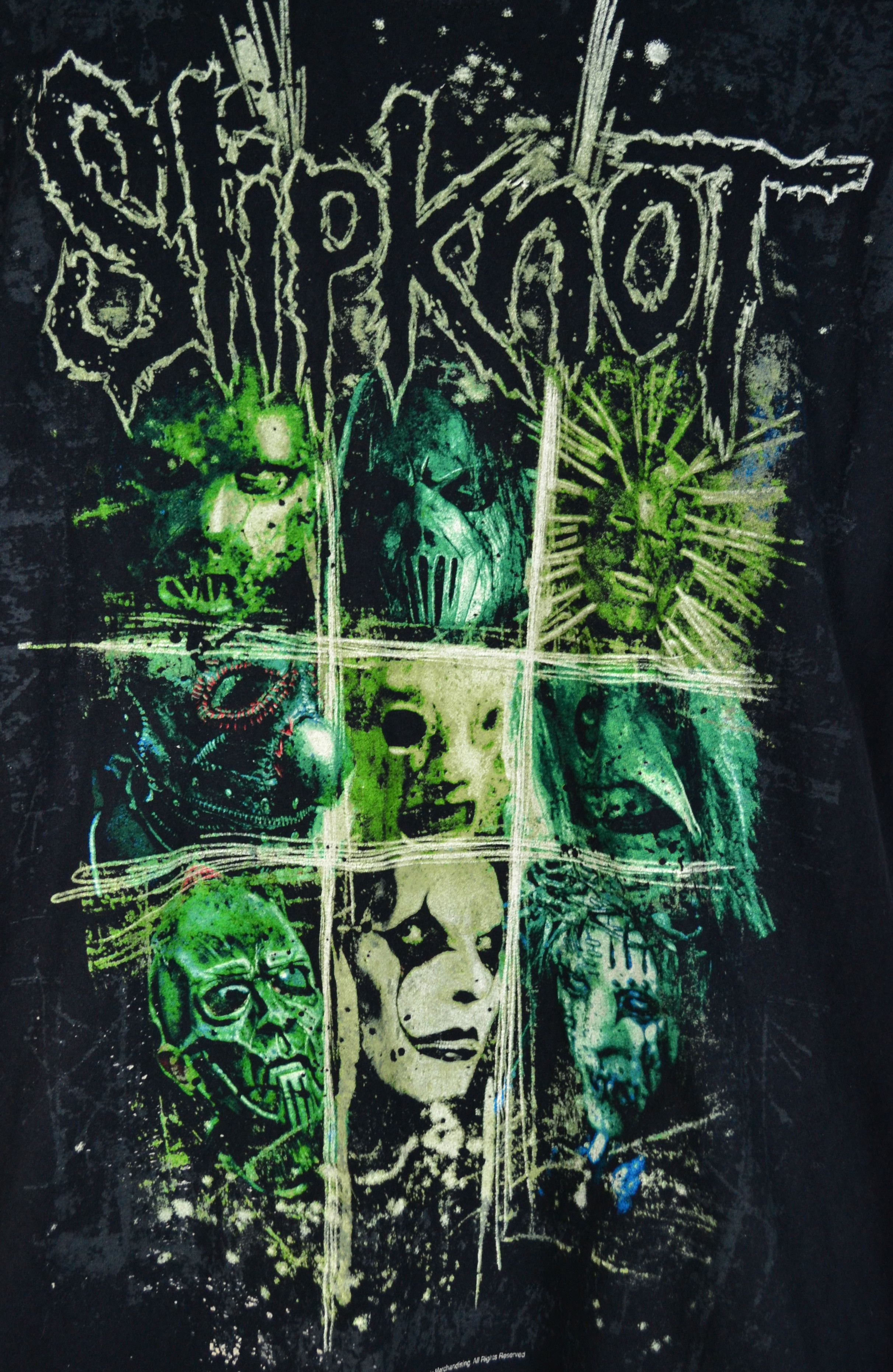 Band Tees Vintage 2008 Slipknot All Over Print T-Shirt Masks Band Tees Size US M / EU 48-50 / 2 - 3 Thumbnail