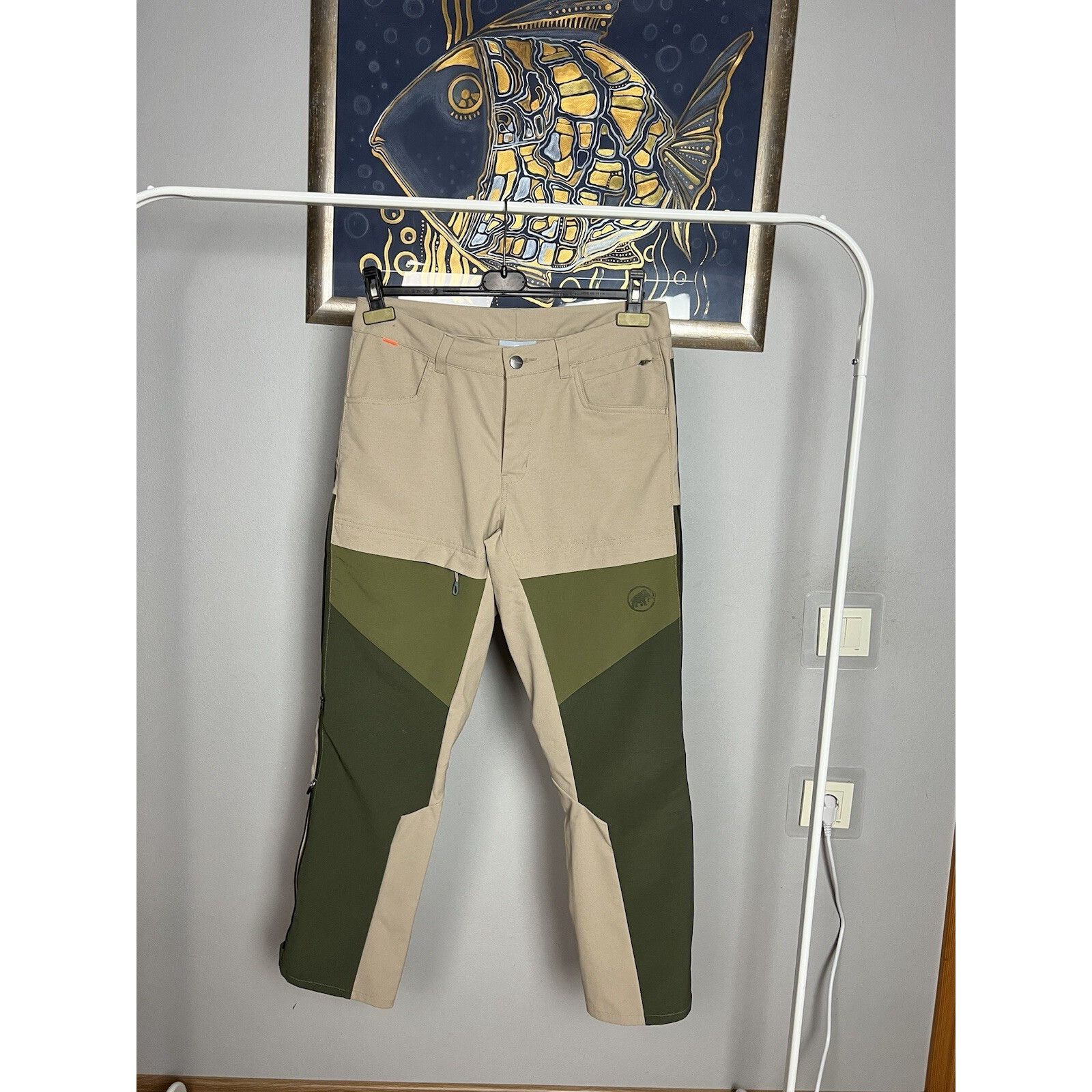 Mammut Mammut Green Beige Stretchy Cargo Hiking Pants Size EU 46 (3 Size US 30 / EU 46 - 5 Thumbnail