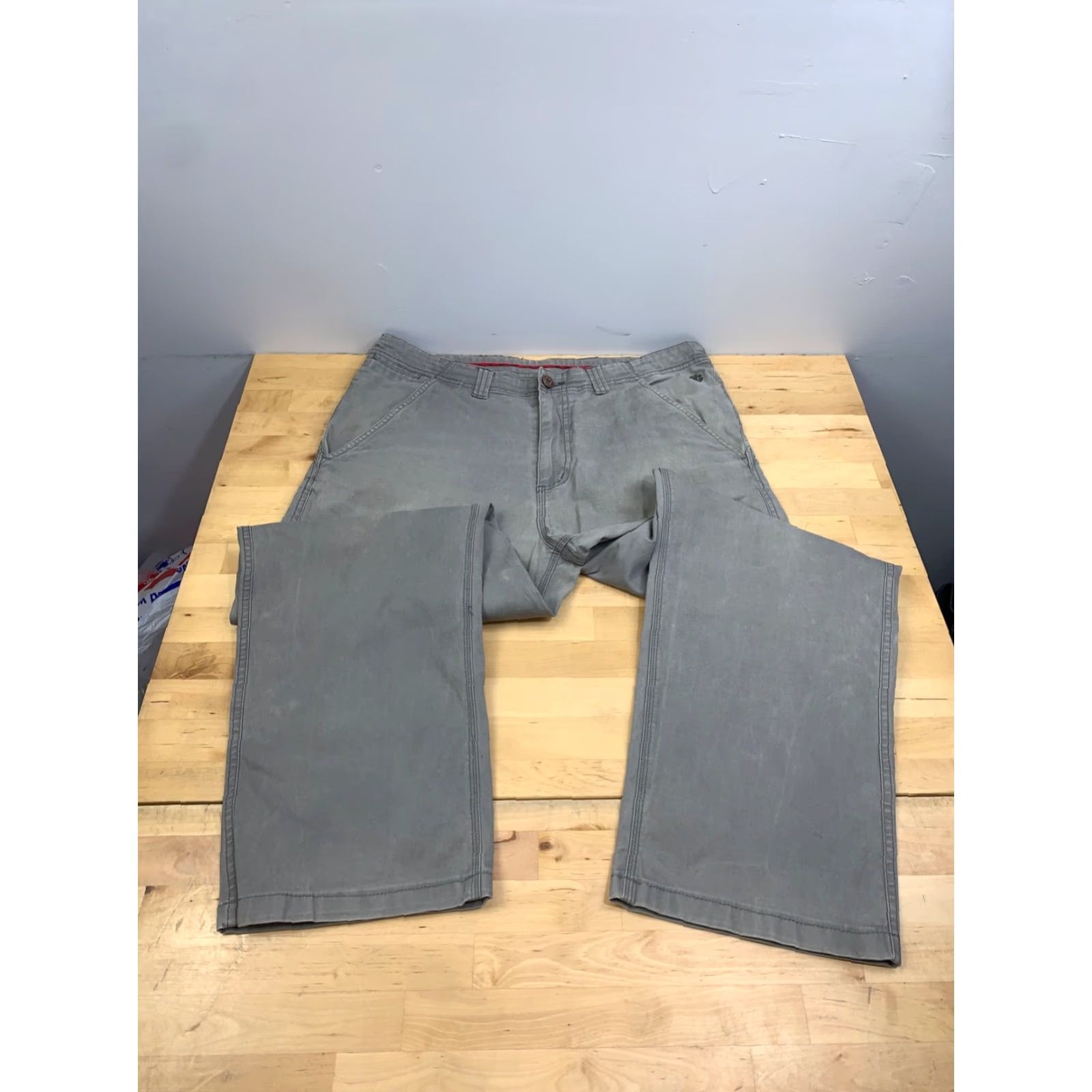 Element Element Pants Skateboarding Men 36x28 Gray Distress Pockets 11955 Size US 36 / EU 52 - 7 Thumbnail