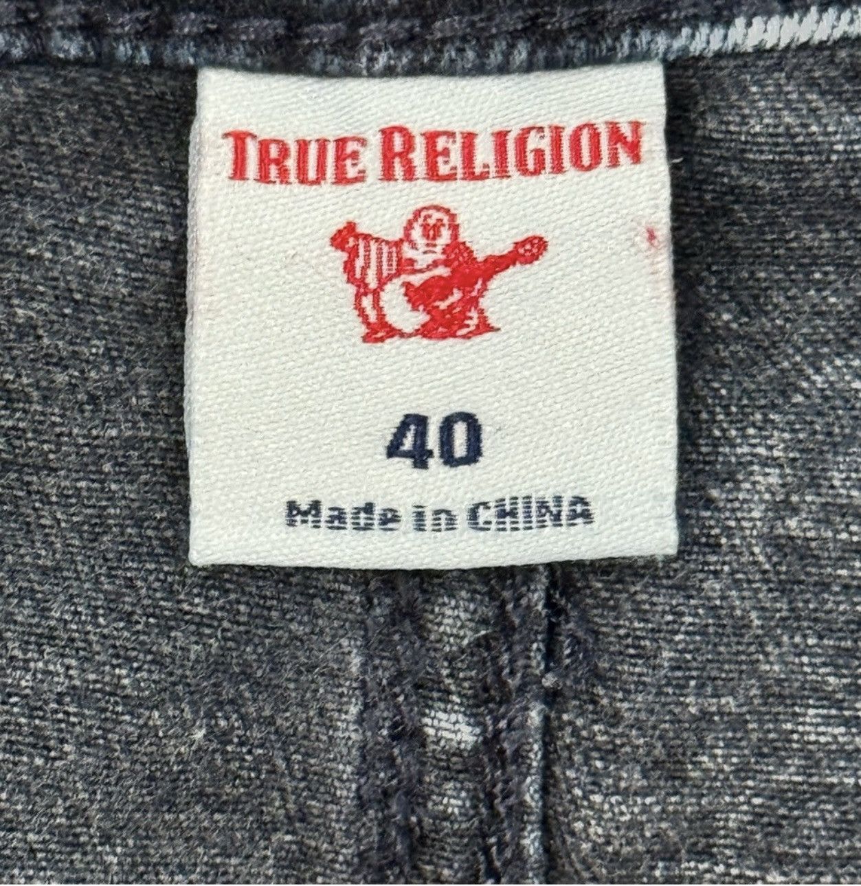 True Religion NWOT True Religion Acid Washed Jeans Geno (40) Size US 40 / EU 56 - 7 Thumbnail