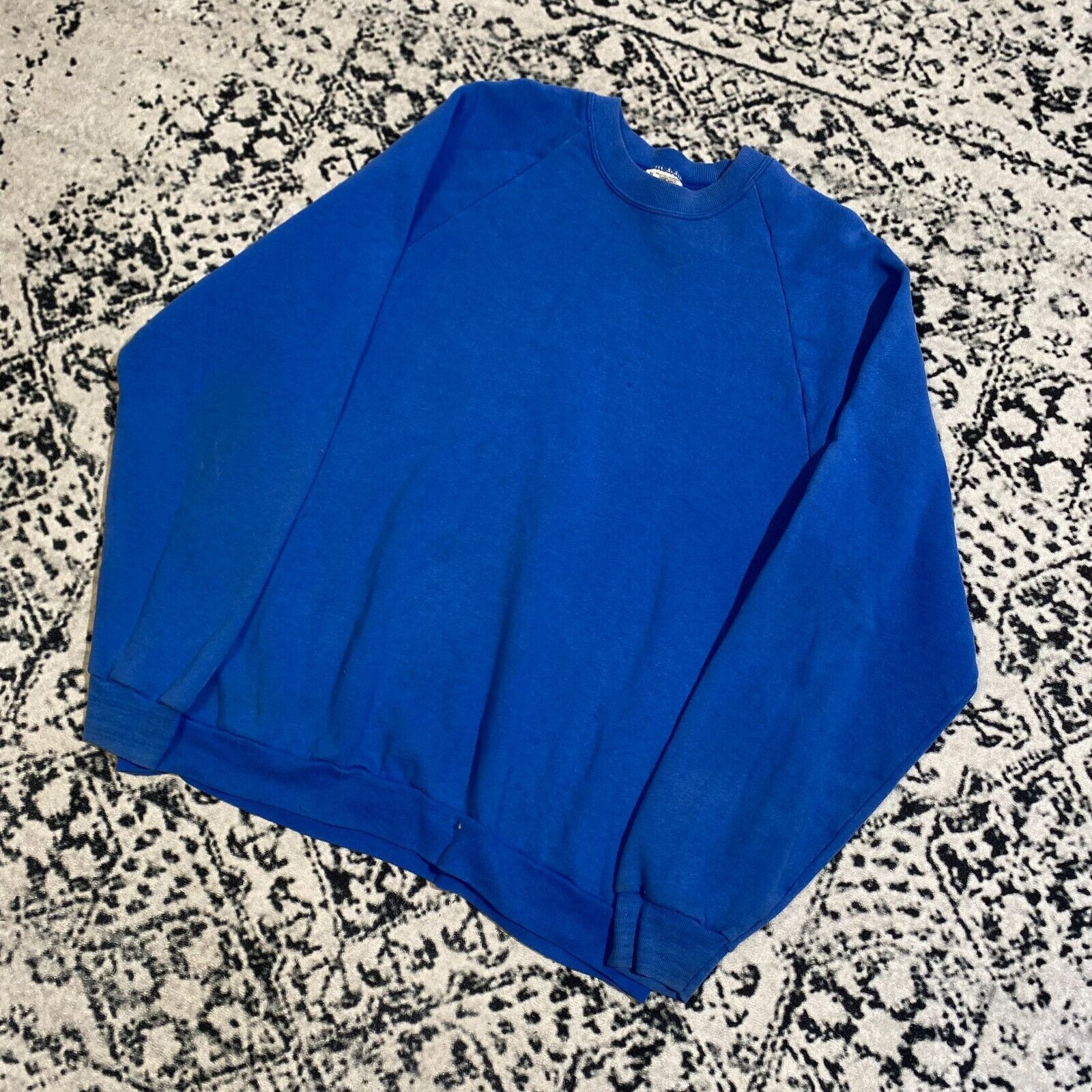 Vintage Vintage Blue Cotton Crewneck Size XL Y2K 90s Essential Size US XL / EU 56 / 4 - 2 Thumbnail