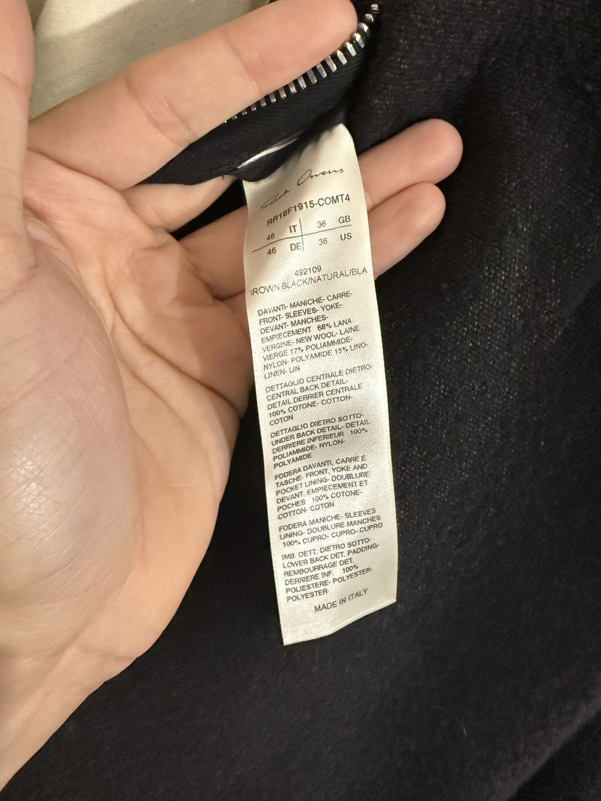Rick Owens Sisyphus Flag Coat *Grail* Size US M / EU 48-50 / 2 - 9 Thumbnail
