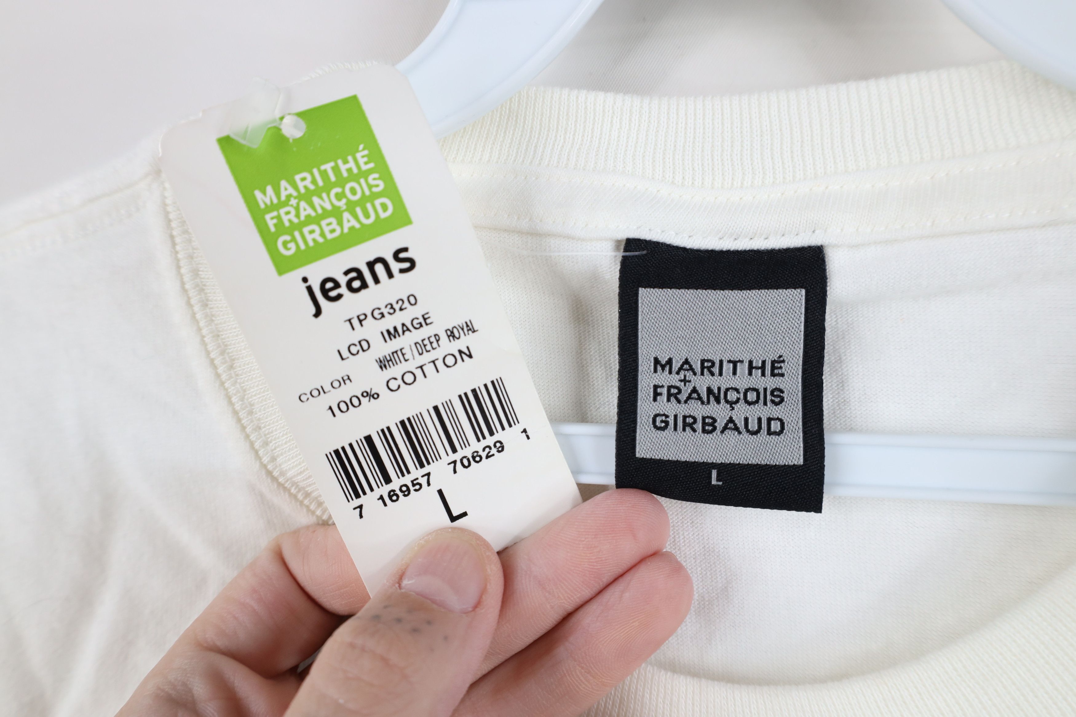 Marithe + Francois Girbaud Vintage 90s Marithe Francois Girbaud LCD Baggy T-Shirt Size US L / EU 52-54 / 3 - 7 Thumbnail