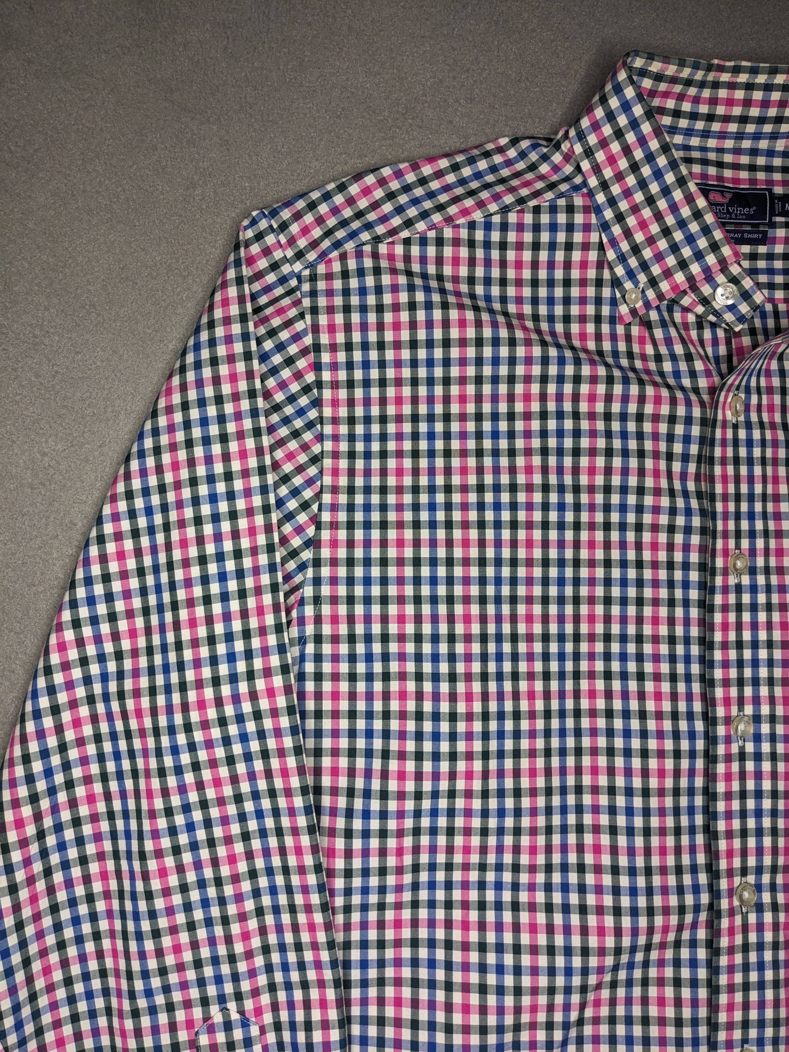 Vineyard Vines Vineyard Vines Murray Shirt Medium Check Plaid Long Sleeve Size US M / EU 48-50 / 2 - 5 Thumbnail