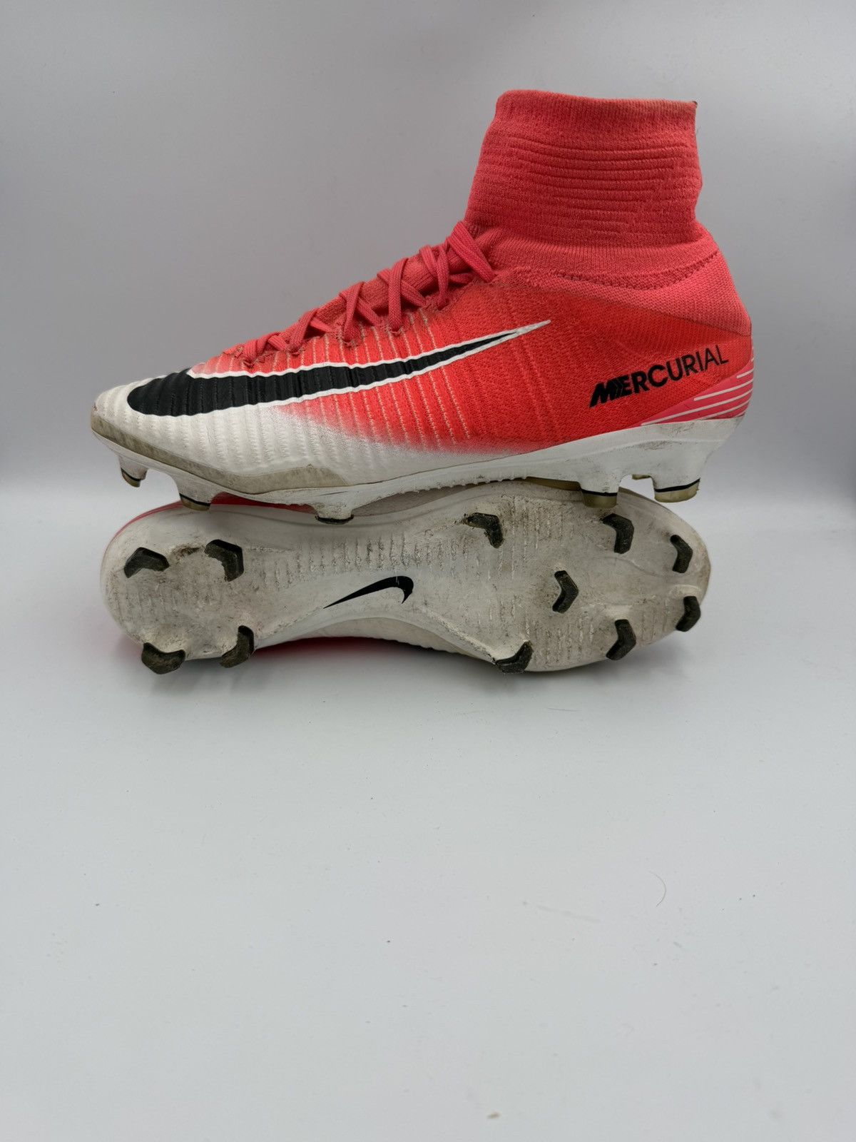 Nike Nike Mercurial Superfly Pink White Football Soccer Cleats Size US 7.5 / EU 40-41 - 6 Thumbnail