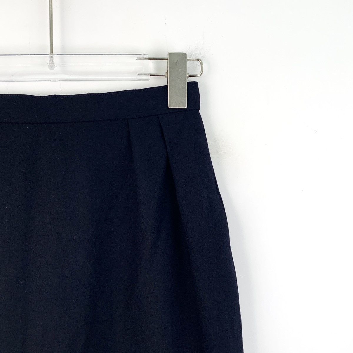 Dior Dior Navy Blue Wool Casual Skirt K26WX Size 30" / US 8 / IT 44 - 3 Thumbnail