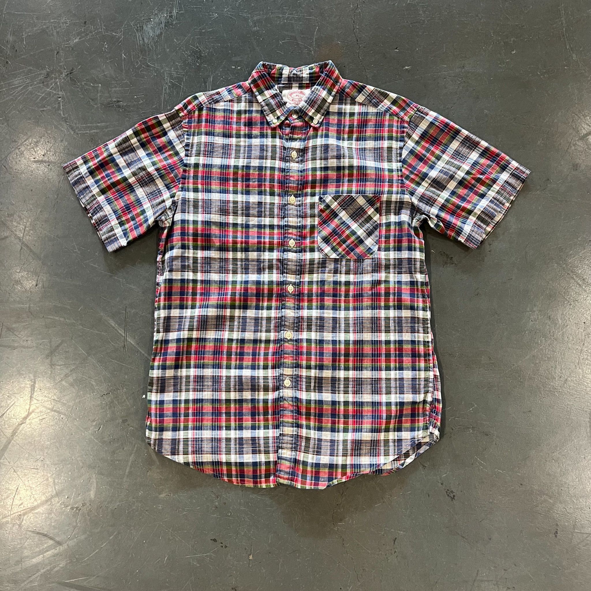 Brooks Brothers Vintage Brooks Brothers Plaid Short Sleeve Shirt • M Size US M / EU 48-50 / 2 - 1 Thumbnail