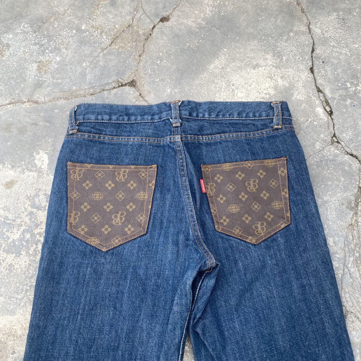 Beams Plus Beams Boy LV Monogram jeans Size US 29 - 1 Thumbnail