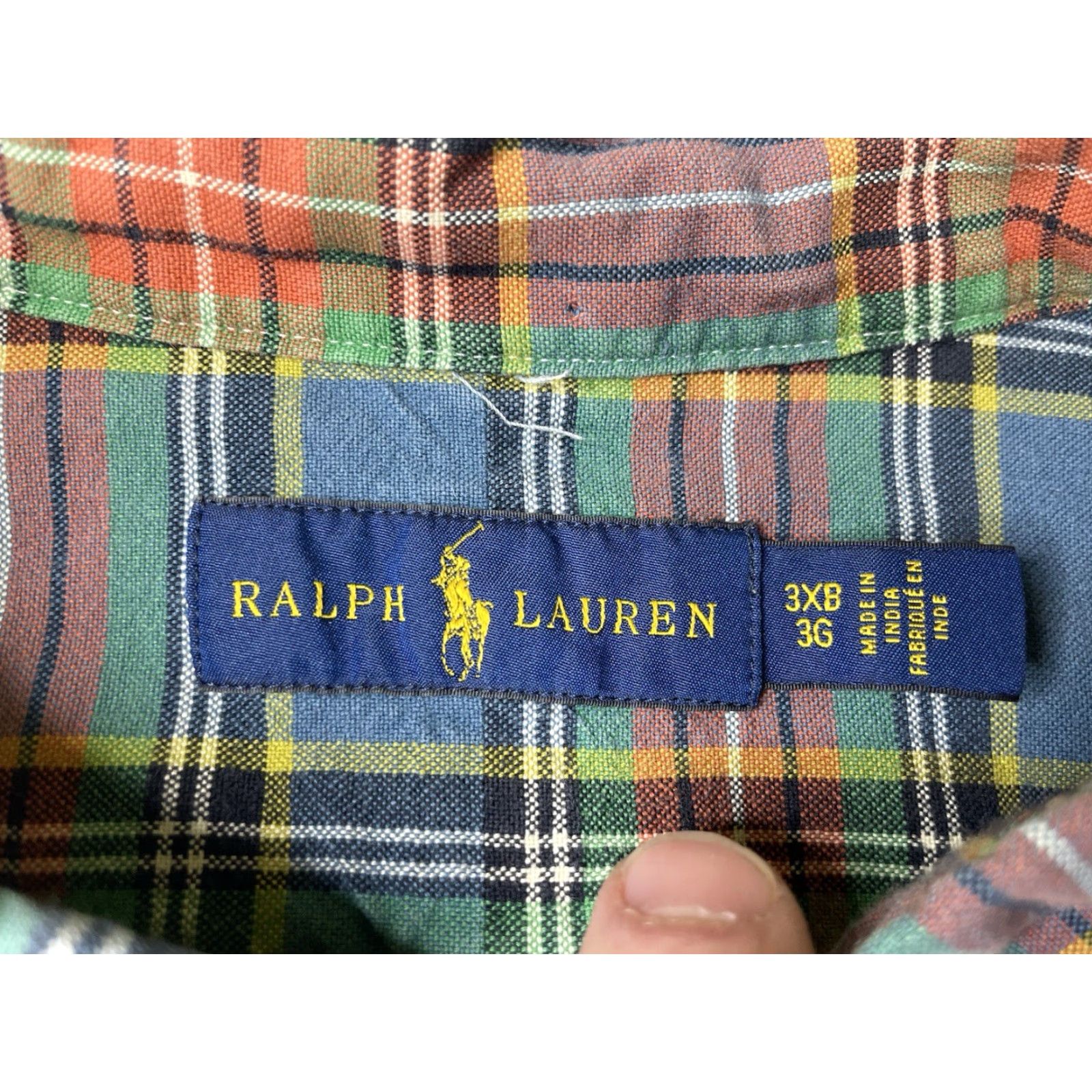 Polo Ralph Lauren Polo Ralph Lauren Button-Up Shirt Plaid Multicolor Cotton Big & Tall 3XB Men’s Long Sleeve Button-Down Casual, Business, Workwear Size US XXL / EU 58 / 5 - 3 Thumbnail