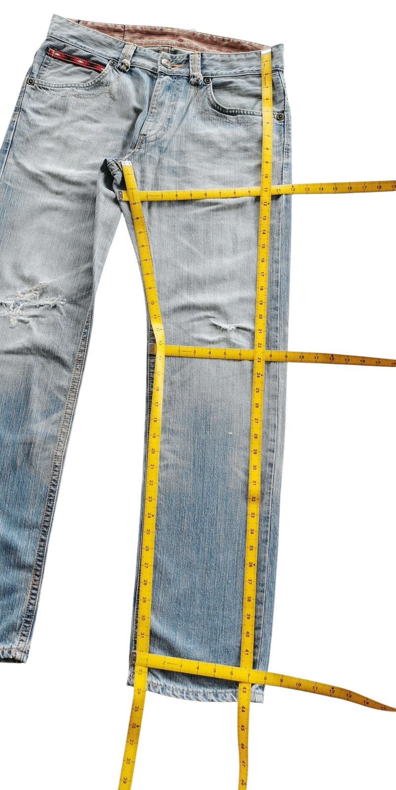 Edwin Vintage Edwin Distressed Denim Jeans ▫️ Size 34x34 Size US 34 / EU 50 - 14 Thumbnail