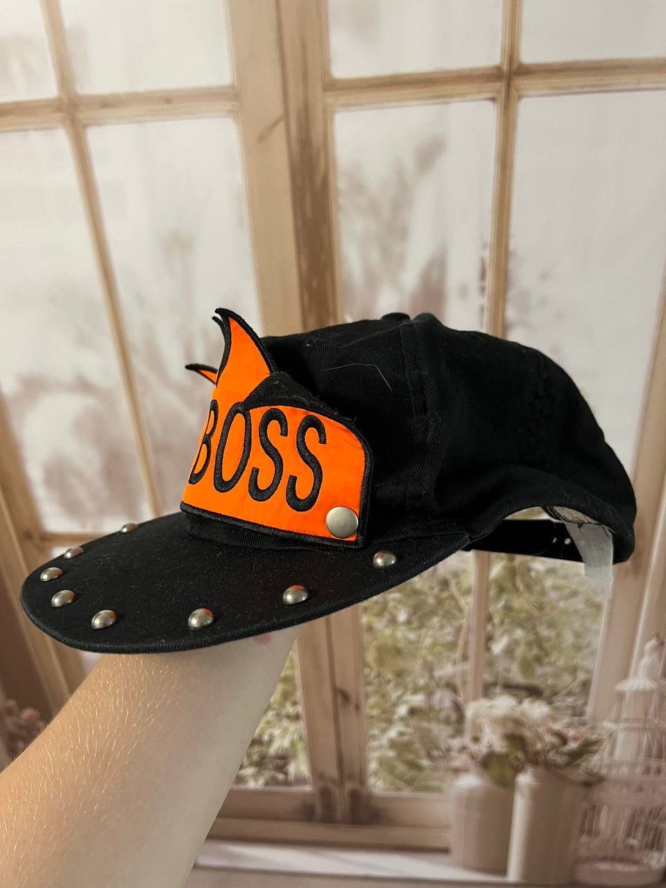 Hysteric Glamour The Boss Humor vintage distressed cap Size ONE SIZE - 4 Thumbnail