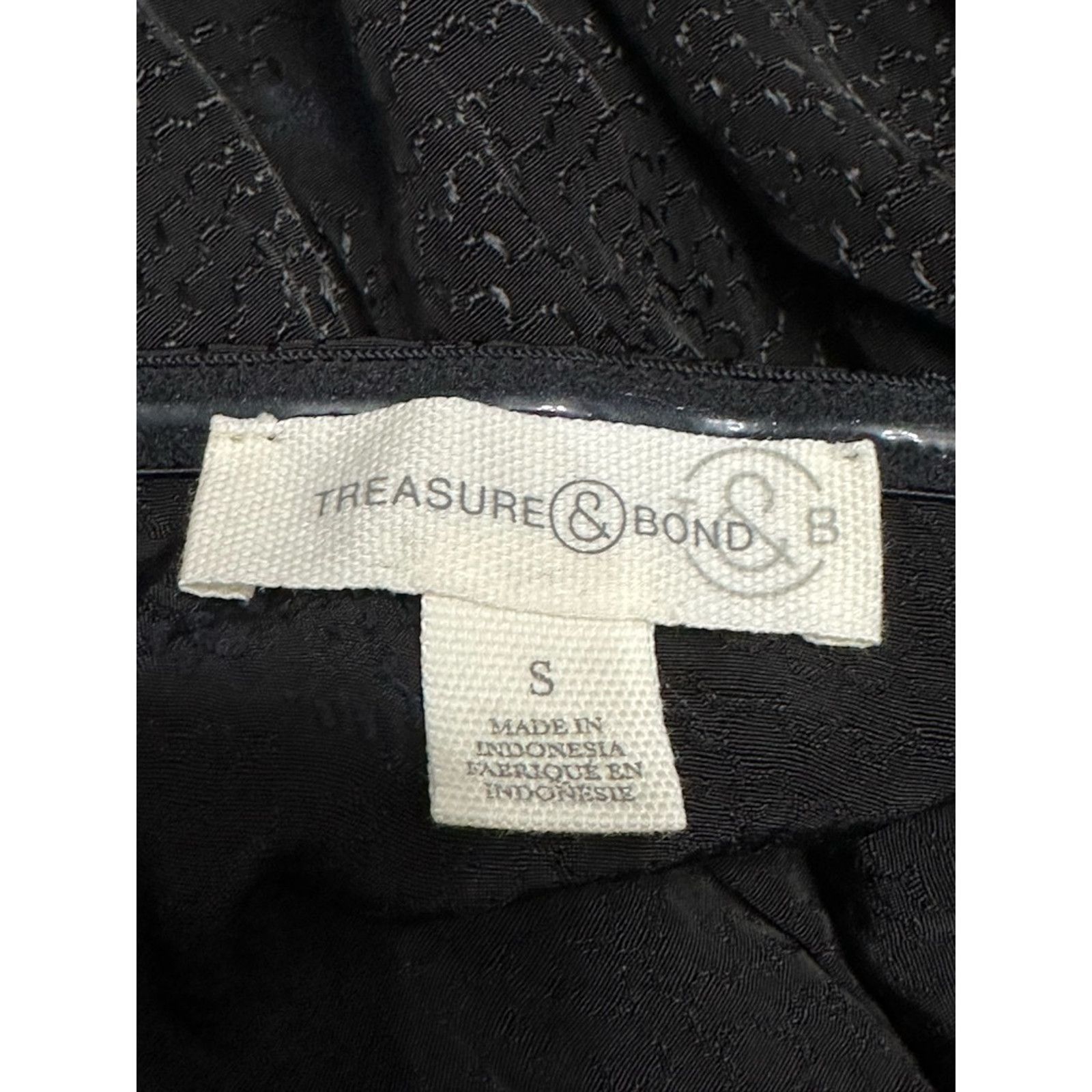 Treasure & Bond Treasure & Bond Peplum Top Square Neck Cutout Black S NWOT Size S / US 4 / IT 40 - 7 Thumbnail