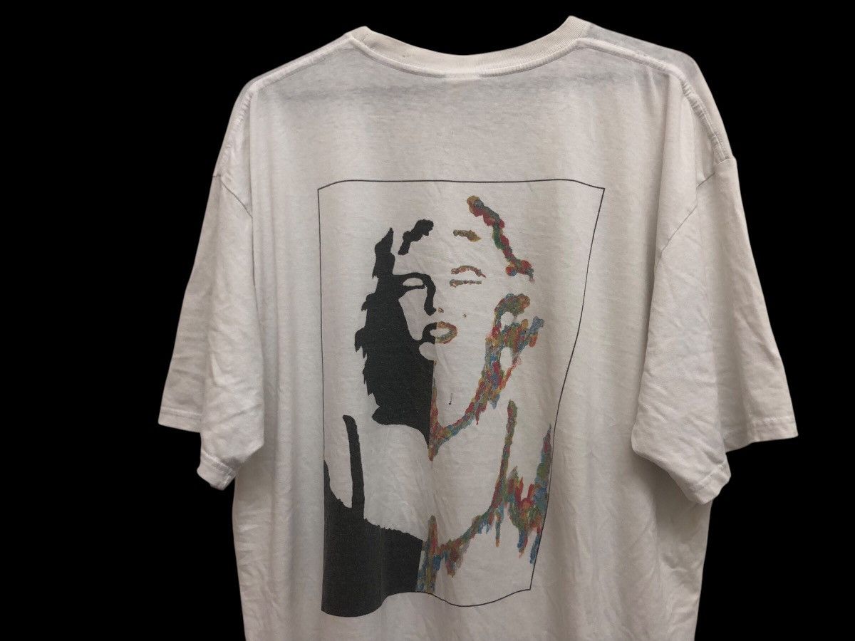 Vintage MON RYTHME MARILYN MONROE GRAPHIC ART BEAUTY DISTRESSED TEE Size US XXL / EU 58 / 5 - 5 Thumbnail