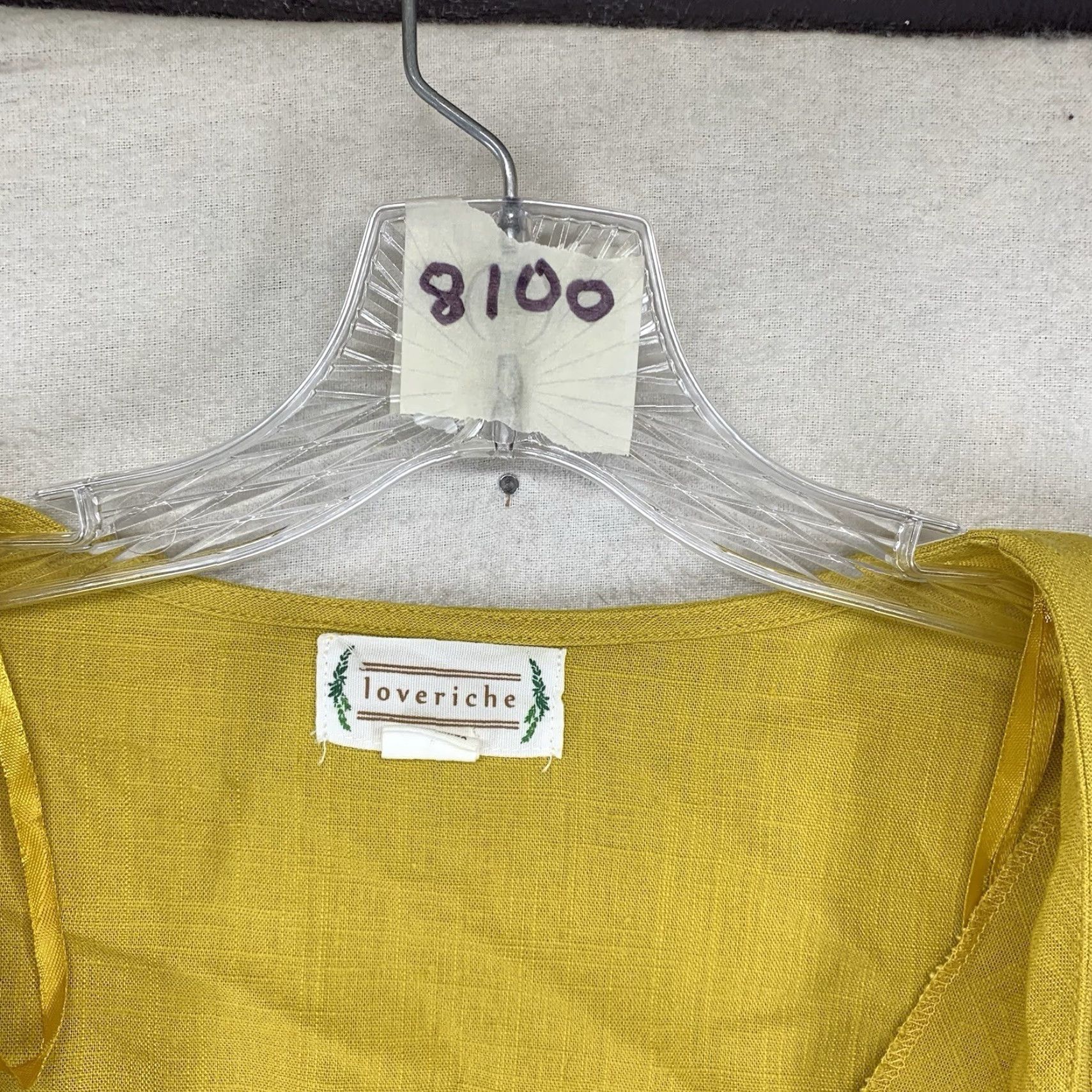 Vintage Love Riche Cropped Blouse Women Small Mustard Yellow V-Neck Cap Sleeve Casual Bohemian Size S / US 4 / IT 40 - 3 Thumbnail