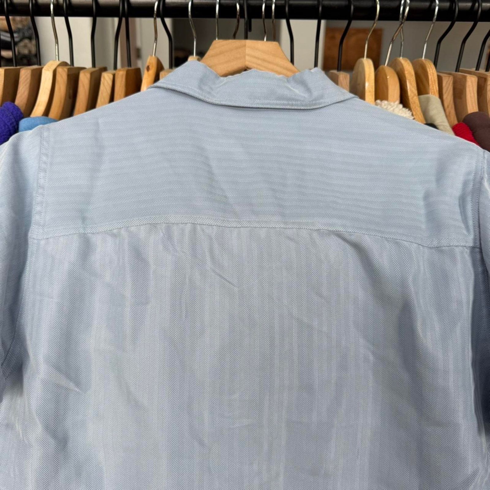 Other Vintage Y2K Womens Checker Auto Parts Silky Button Up Shirt Size S / US 4 / IT 40 - 7 Thumbnail