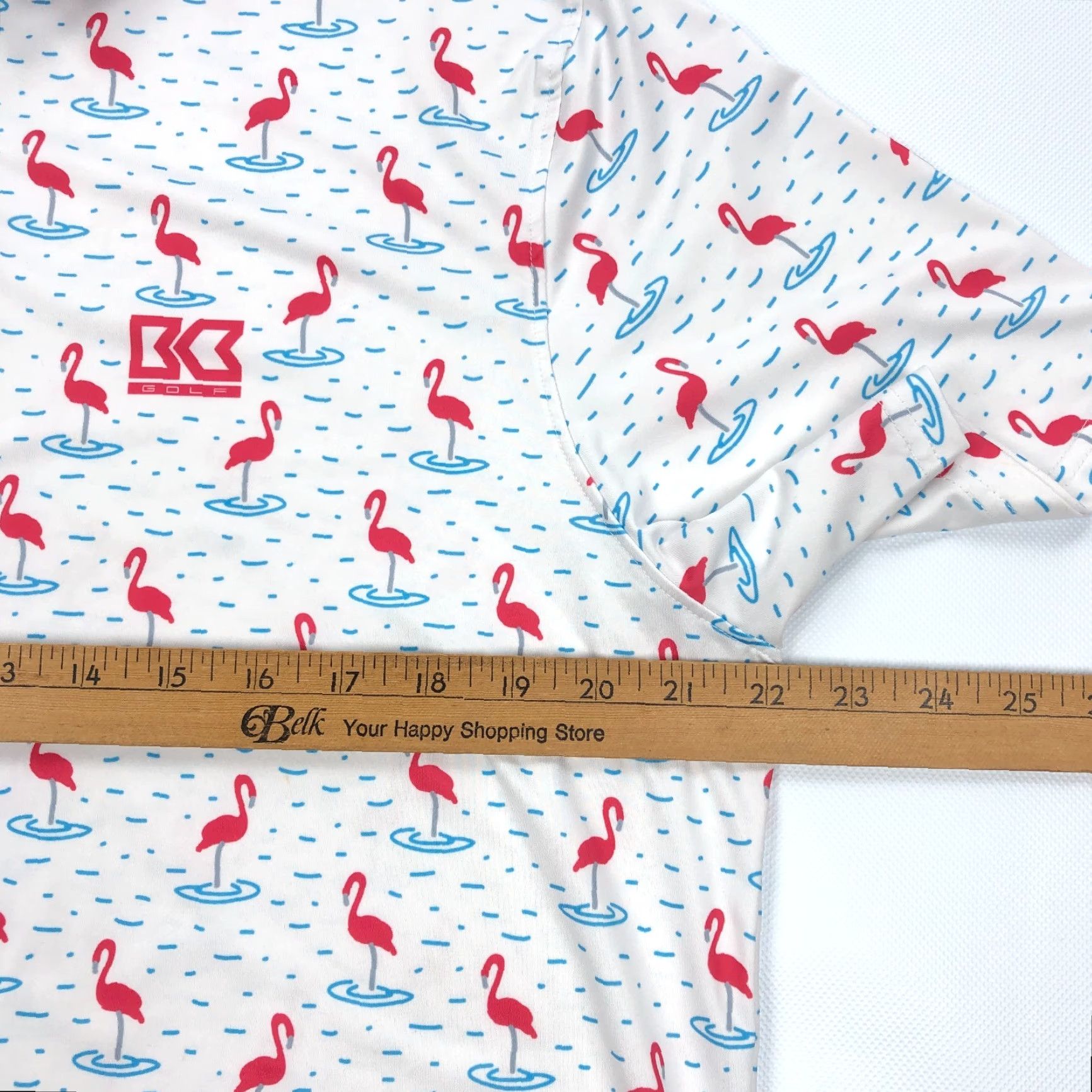 Cutter & Buck Cutter & Buck Polo Shirt Men L Golf Performance Flamingo All Over Print Size US L / EU 52-54 / 3 - 7 Thumbnail