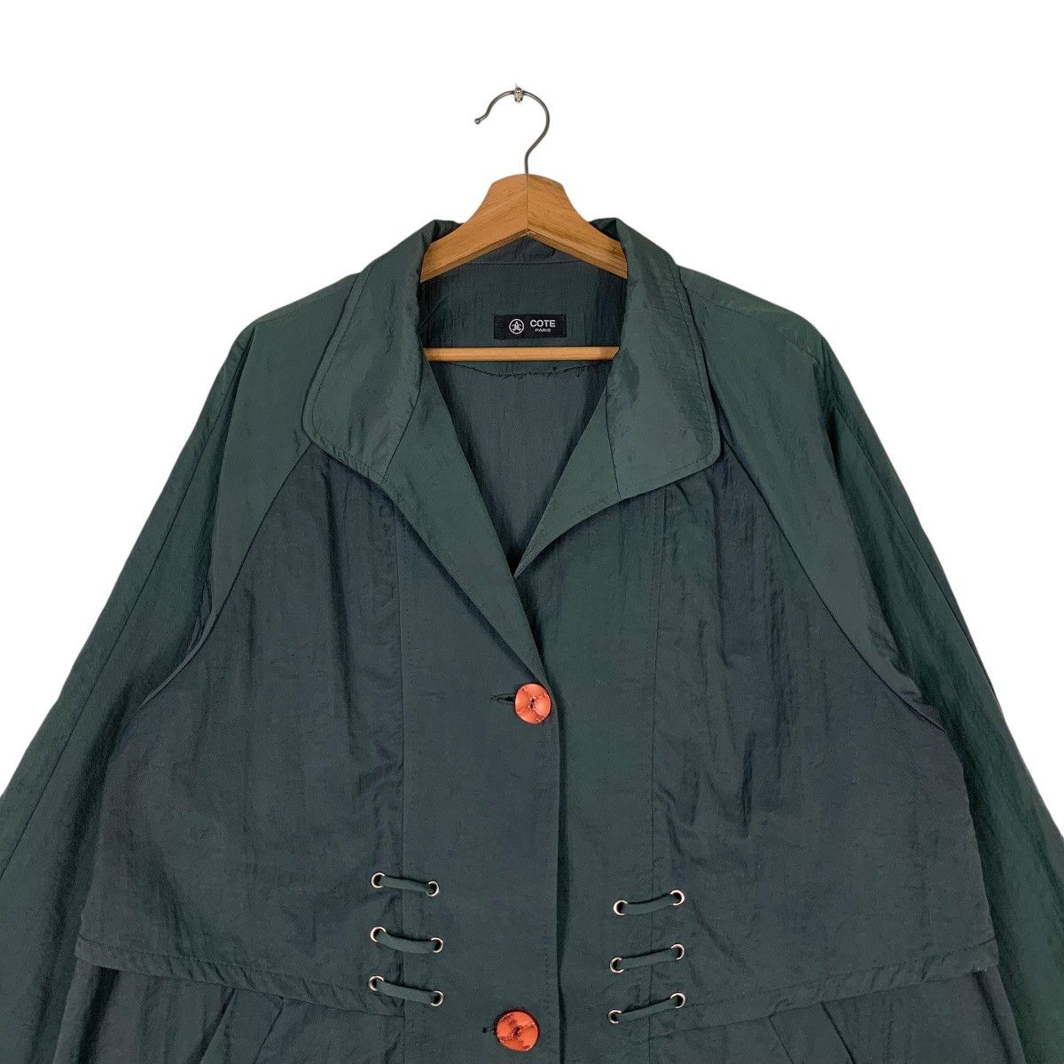 Japanese Brand COTE PARIS Long Coat Avant Garde #1302-C59 Size M / US 6-8 / IT 42-44 - 2 Thumbnail