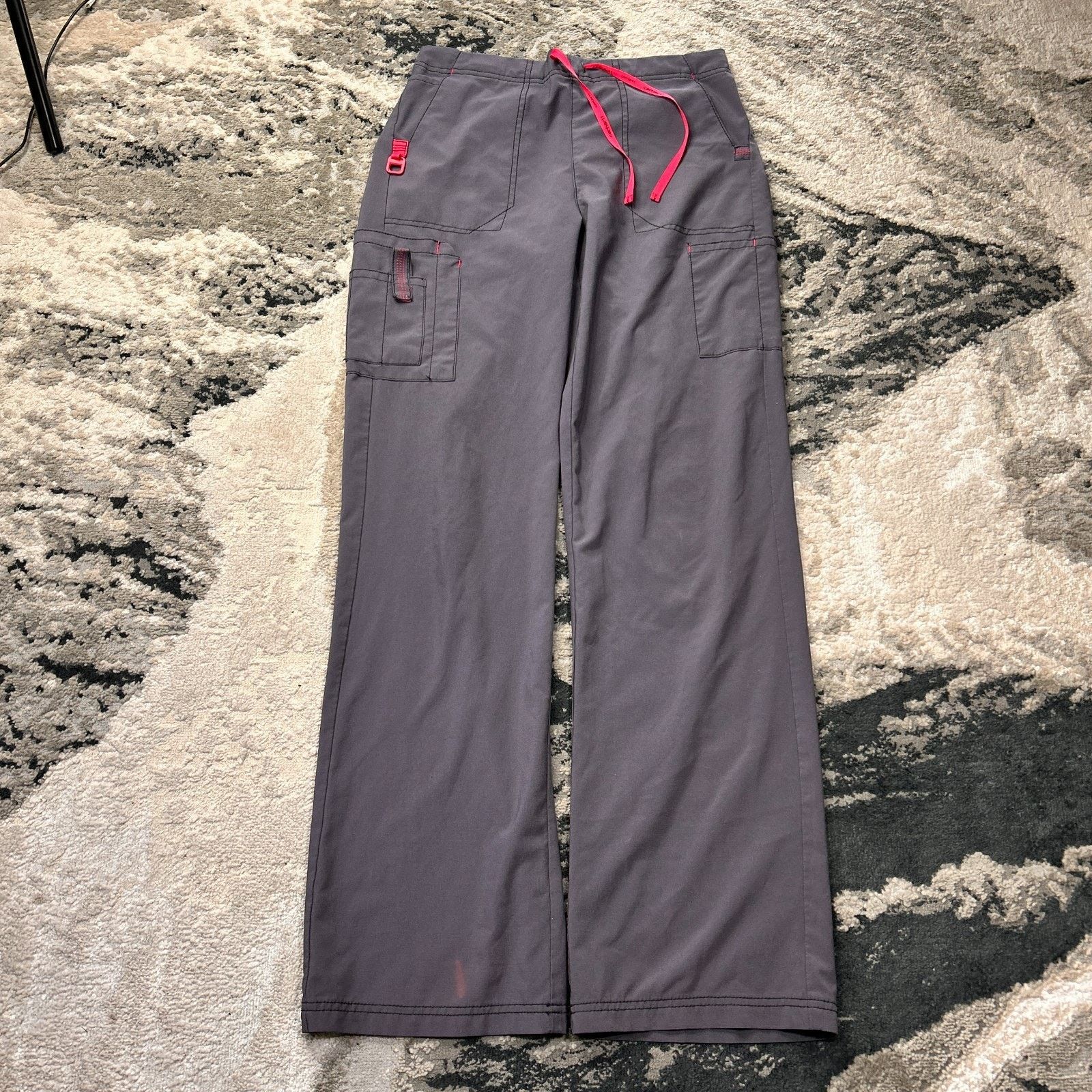 Carhartt Carhartt Bootcut Cargo Scrub Pants Womens Small Blue Str Size 30" / US 8 / IT 44 - 1 Thumbnail