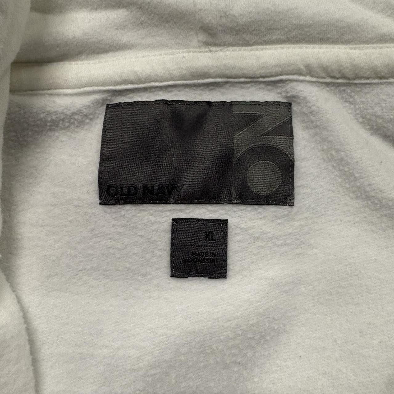 Old Navy × Vintage Vintage Y2K Old Navy Athletic Dept White zip up Hoodie Size US XL / EU 56 / 4 - 5 Thumbnail