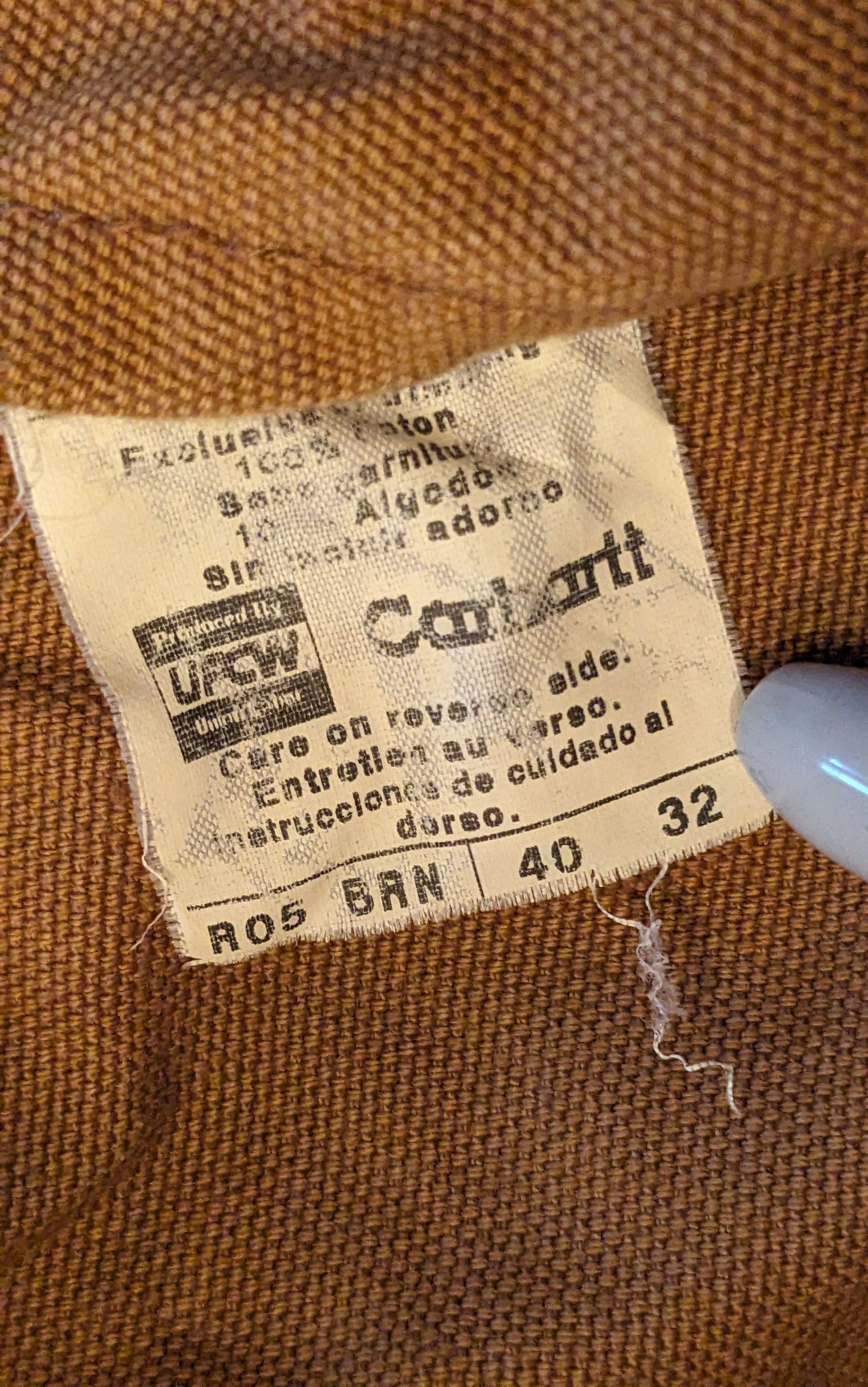Carhartt × Vintage Vintage Carhartt Brown R05 BRN 40 x 32 Double Knee Overalls Size US 40 / EU 56 - 3 Thumbnail