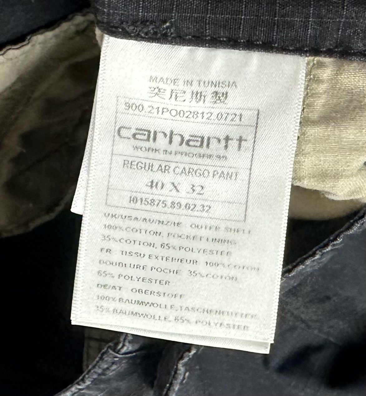 Carhartt Carhartt Wip Regular Cargo Aviator Pants Small Logo Size US 40 / EU 56 - 13 Thumbnail