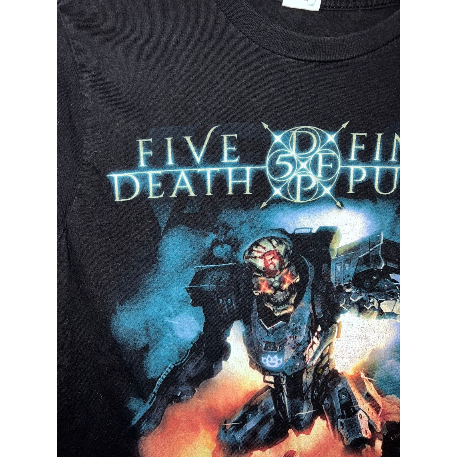 Pacific and Co. Five Finger Death Punch Shirt Tour Concert Robot Tee 2010s Size US S / EU 44-46 / 1 - 2 Thumbnail