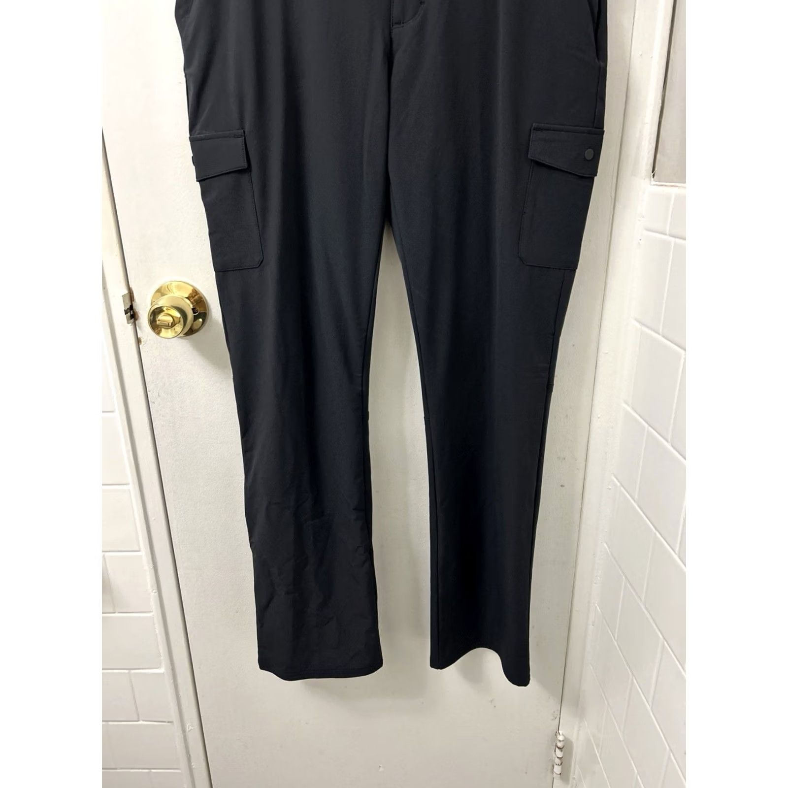 Vintage VINTAGE: No LL Bean Vista Camp Pants Womens 10 Black Cargo Hiking Outdoor Stretch 510673 Size 32" / US 10 / IT 46 - 3 Thumbnail