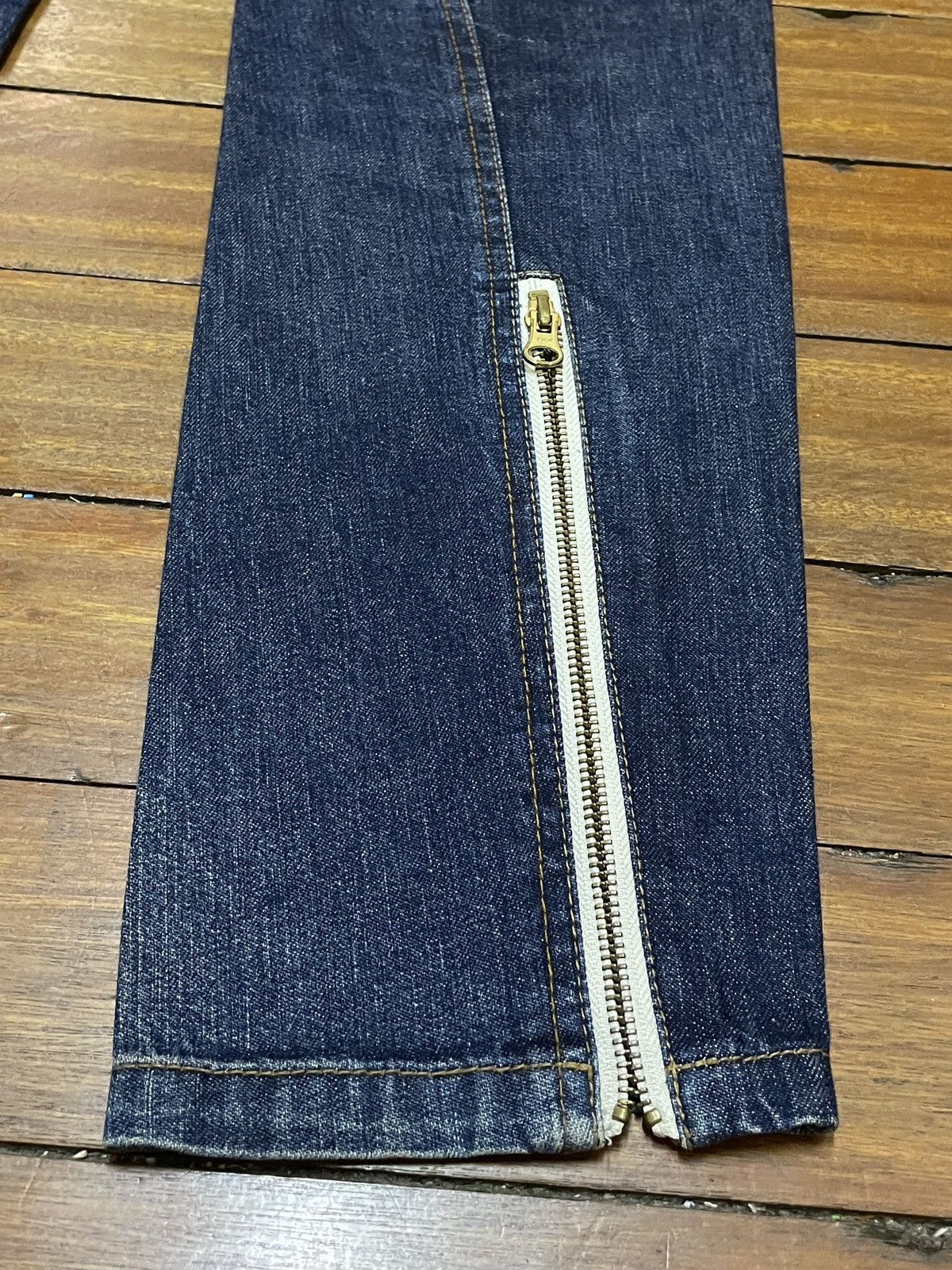 PPFM Rare Design Vintage Japanese Brand PPFM Sukajan Jeans 1990s Size US 31 - 6 Thumbnail