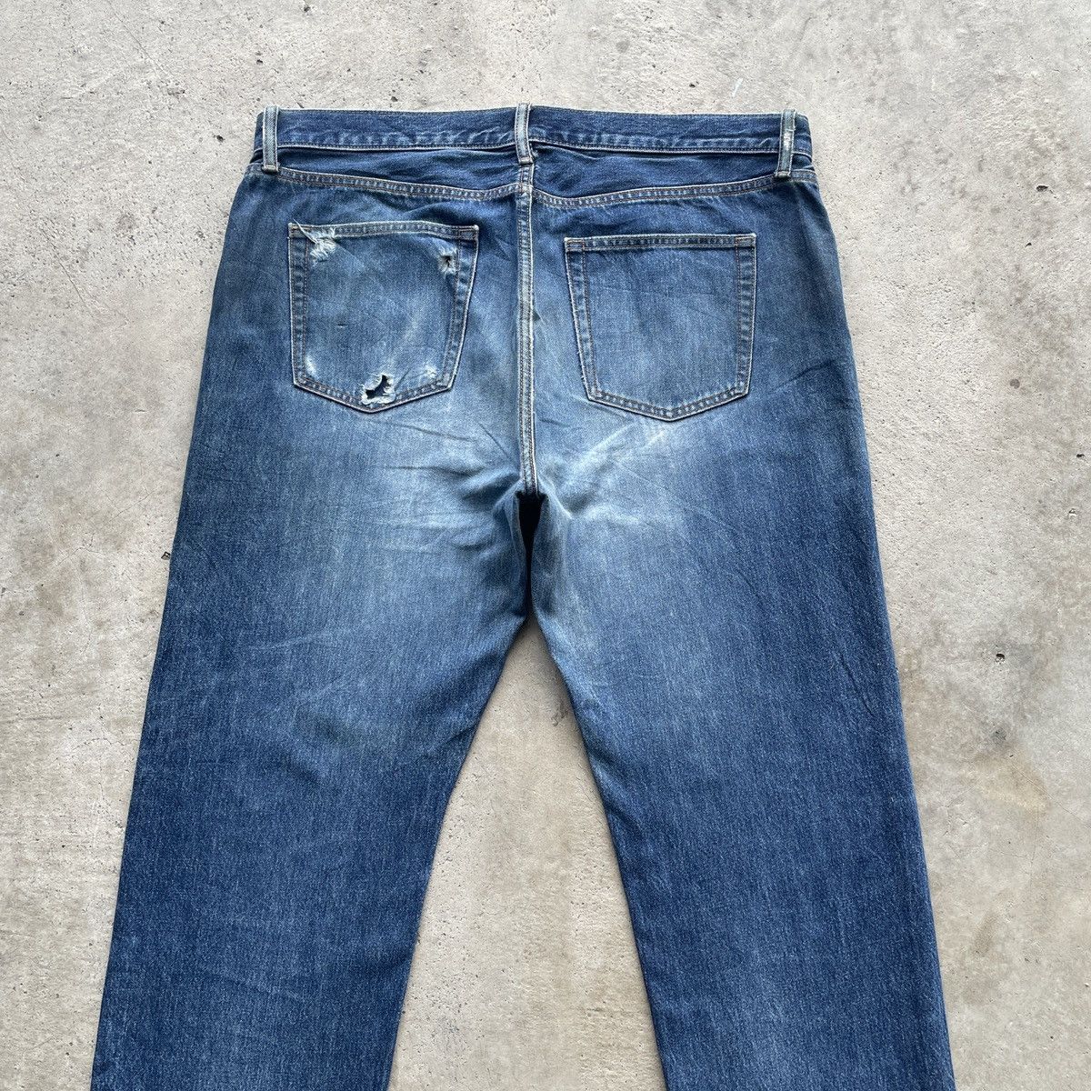 Japanese Brand W40 Vintage Japanese Brand Faded Jeans Stonewash Pants Denim Size US 40 / EU 56 - 9 Thumbnail