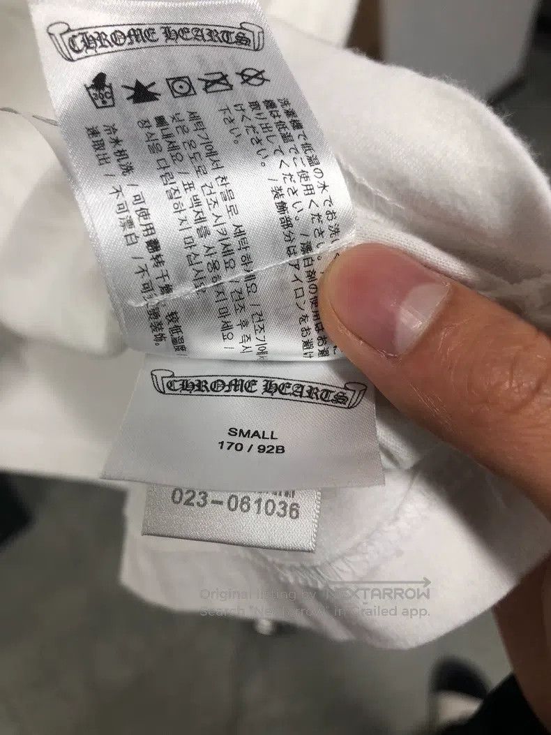 Chrome Hearts CHROME HEARTS Size S White cross short sleeve Size US S / EU 44-46 / 1 - 3 Thumbnail