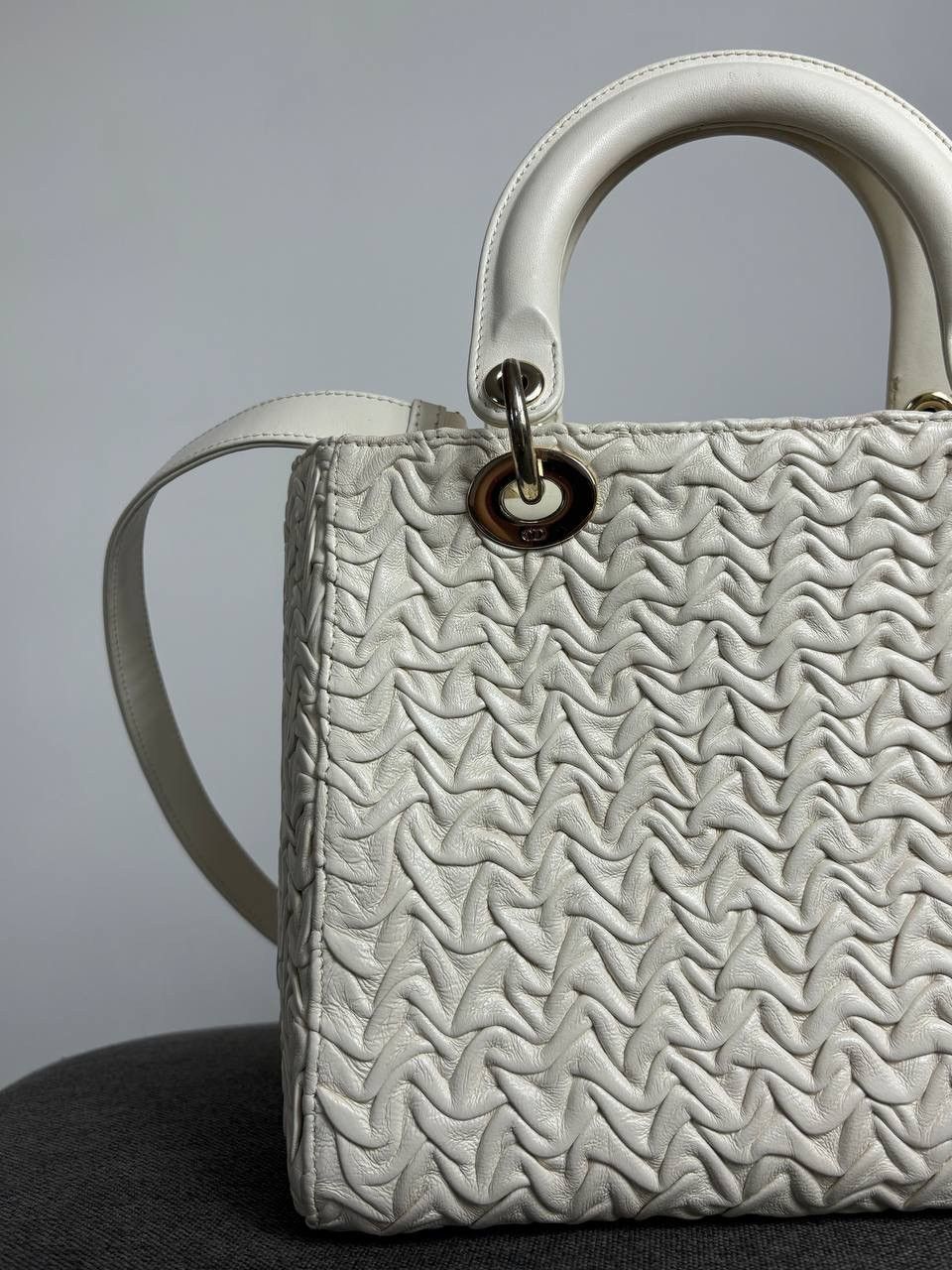 Dior Dior Lady Leather Bag Size ONE SIZE - 6 Thumbnail