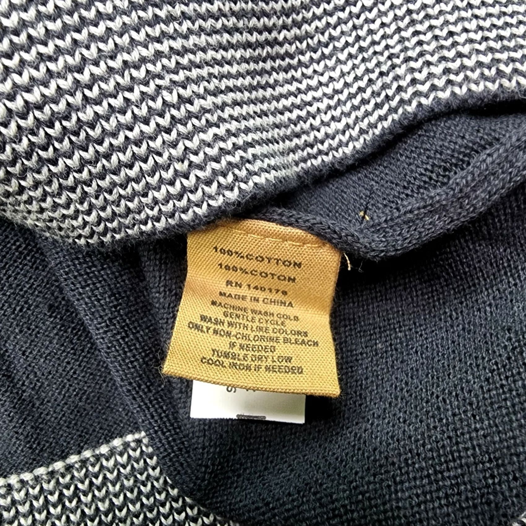 Vintage Jeremiah Men’s V-Neck Pullover Sweater 100% Cotton Inkwell S Knit Solid Breathing Mens Pullover 100% Cotton V-Neck Inkwell Clothing Size US S / EU 44-46 / 1 - 5 Thumbnail